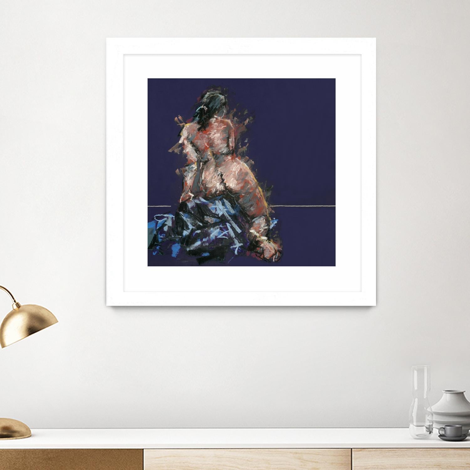 Istel by Jacques Clement on GIANT ART - pink figurative artistes du québec