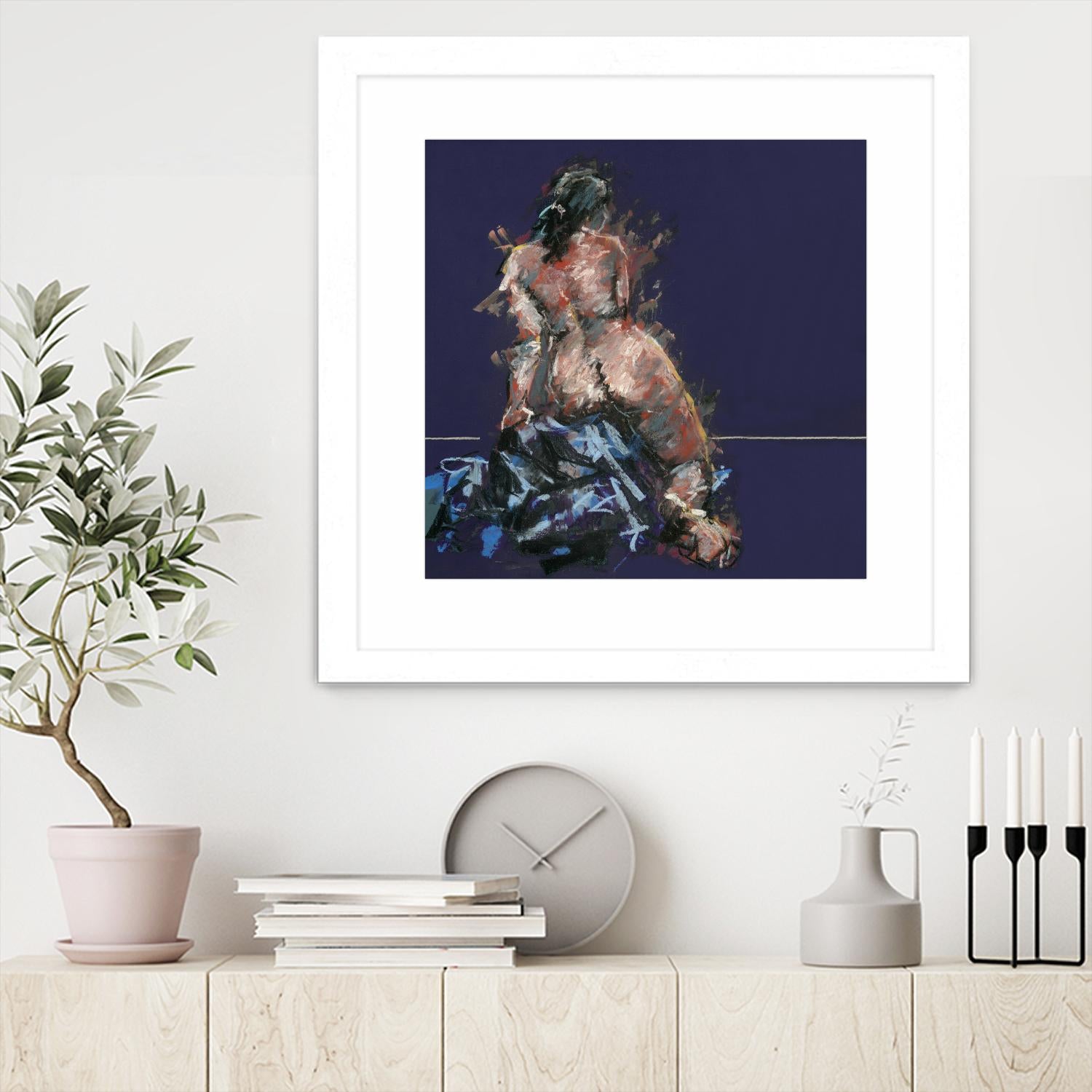 Istel by Jacques Clement on GIANT ART - pink figurative artistes du québec