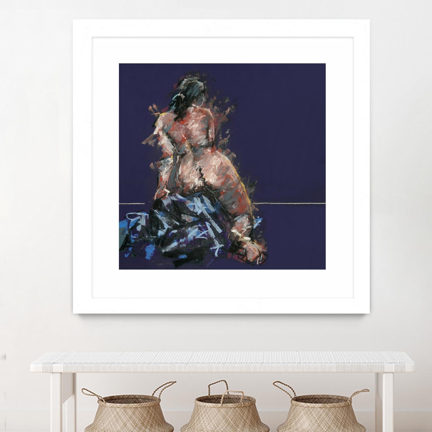 Istel by Jacques Clement on GIANT ART - pink figurative artistes du québec