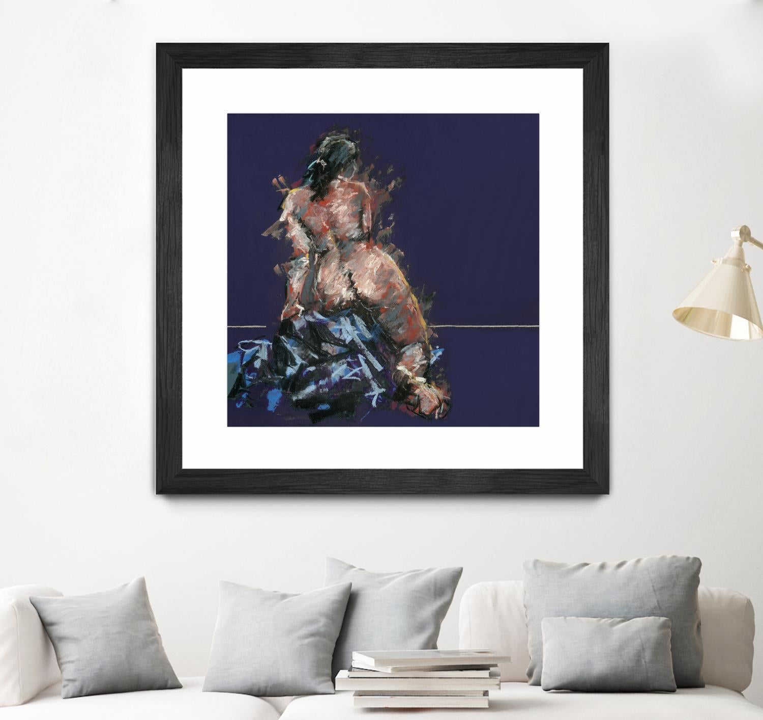 Istel by Jacques Clement on GIANT ART - pink figurative artistes du québec