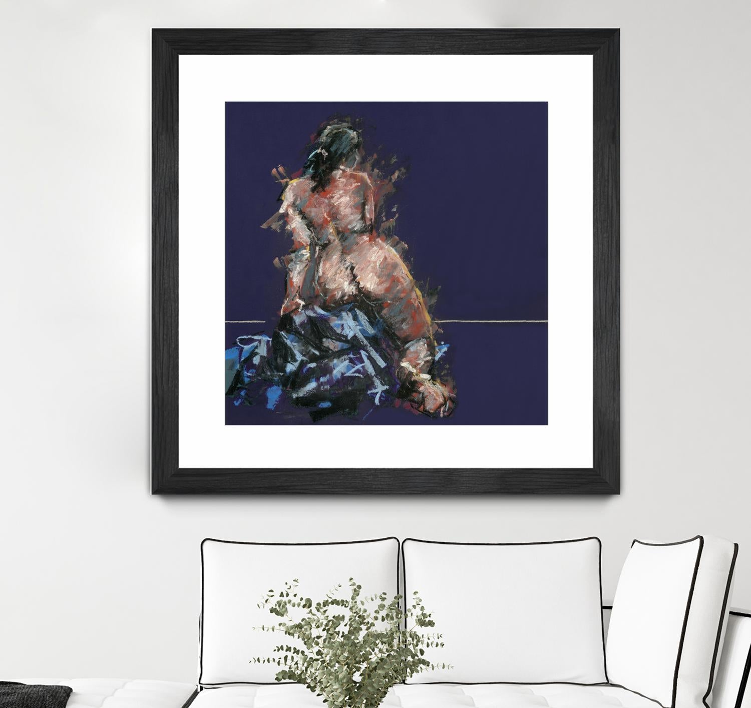 Istel by Jacques Clement on GIANT ART - pink figurative artistes du québec