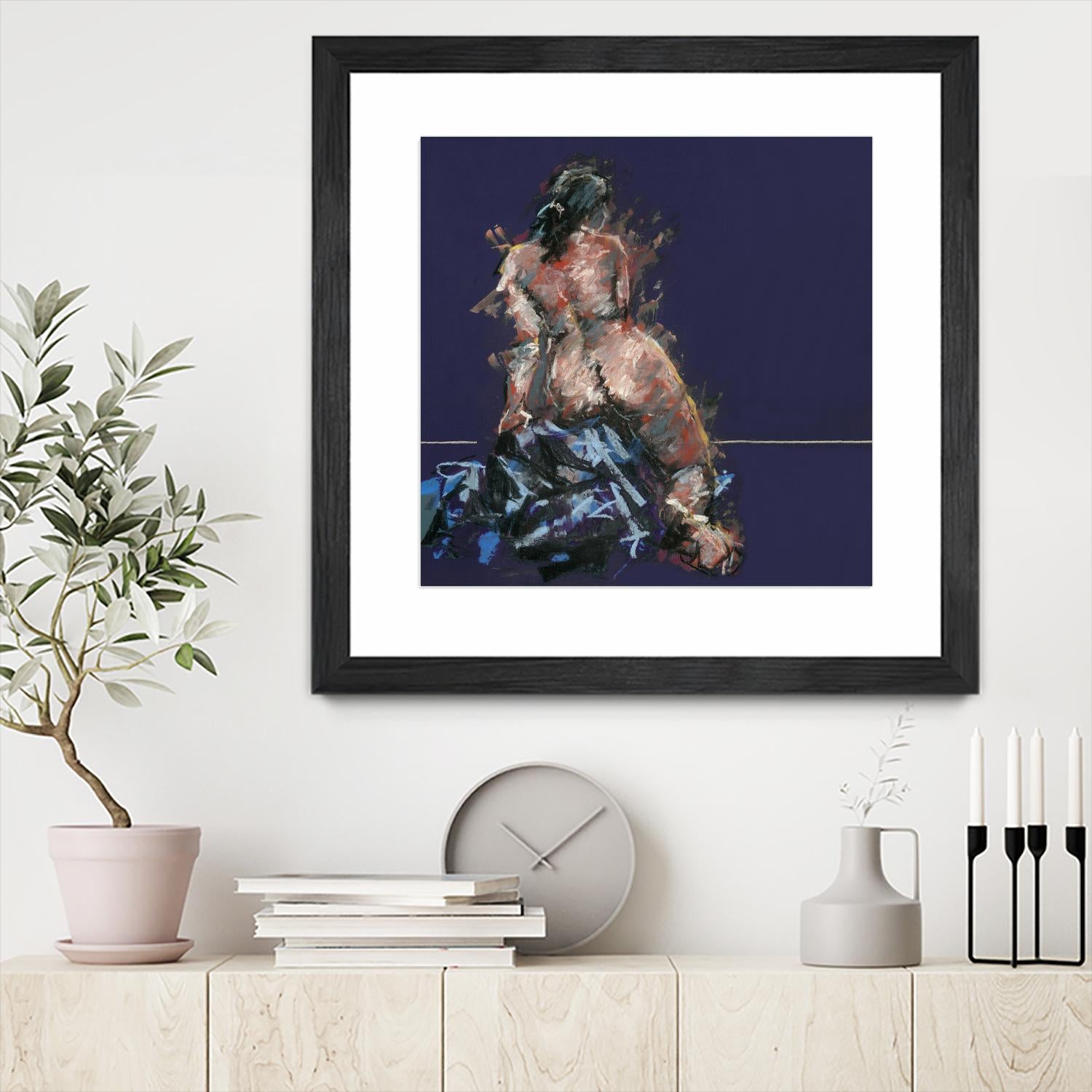 Istel by Jacques Clement on GIANT ART - pink figurative artistes du québec