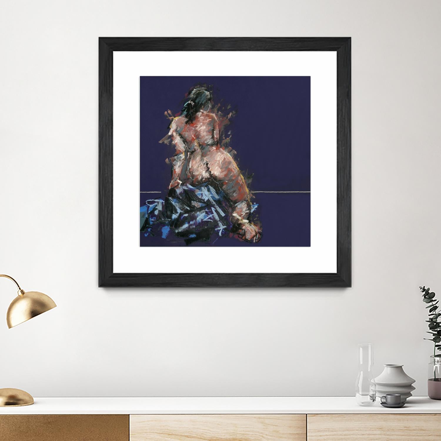 Istel by Jacques Clement on GIANT ART - pink figurative artistes du québec