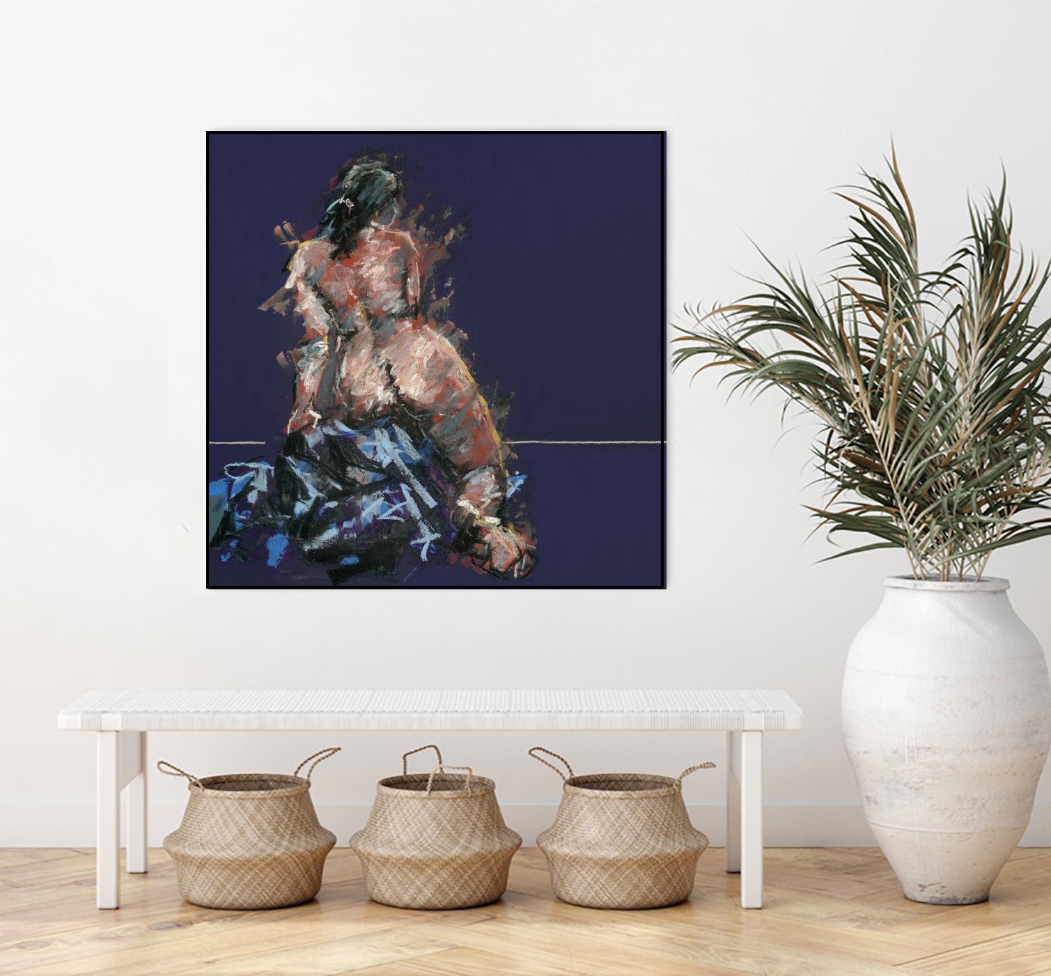 Istel by Jacques Clement on GIANT ART - pink figurative artistes du québec