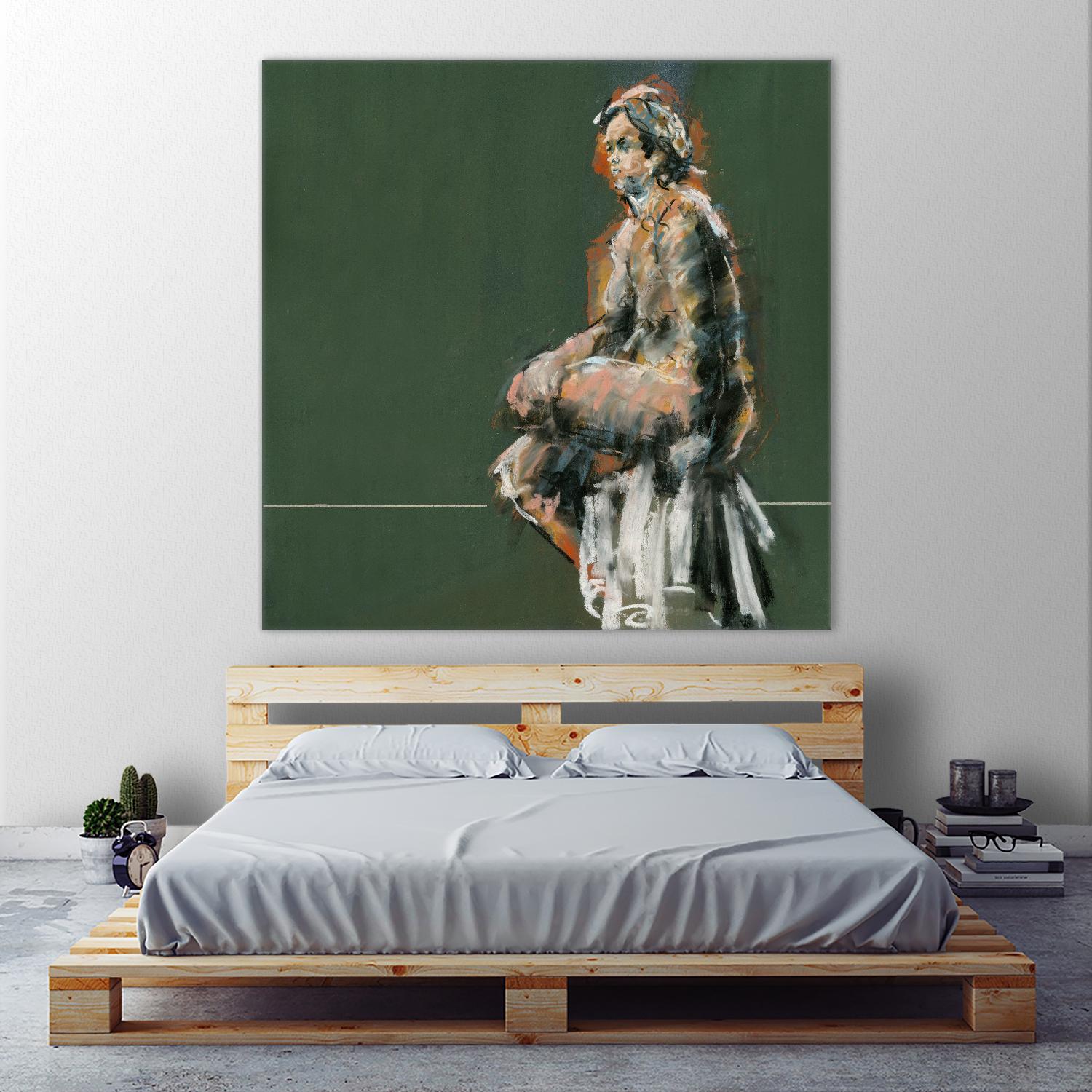 Lerma by Jacques Clement on GIANT ART - green figurative artistes du québec