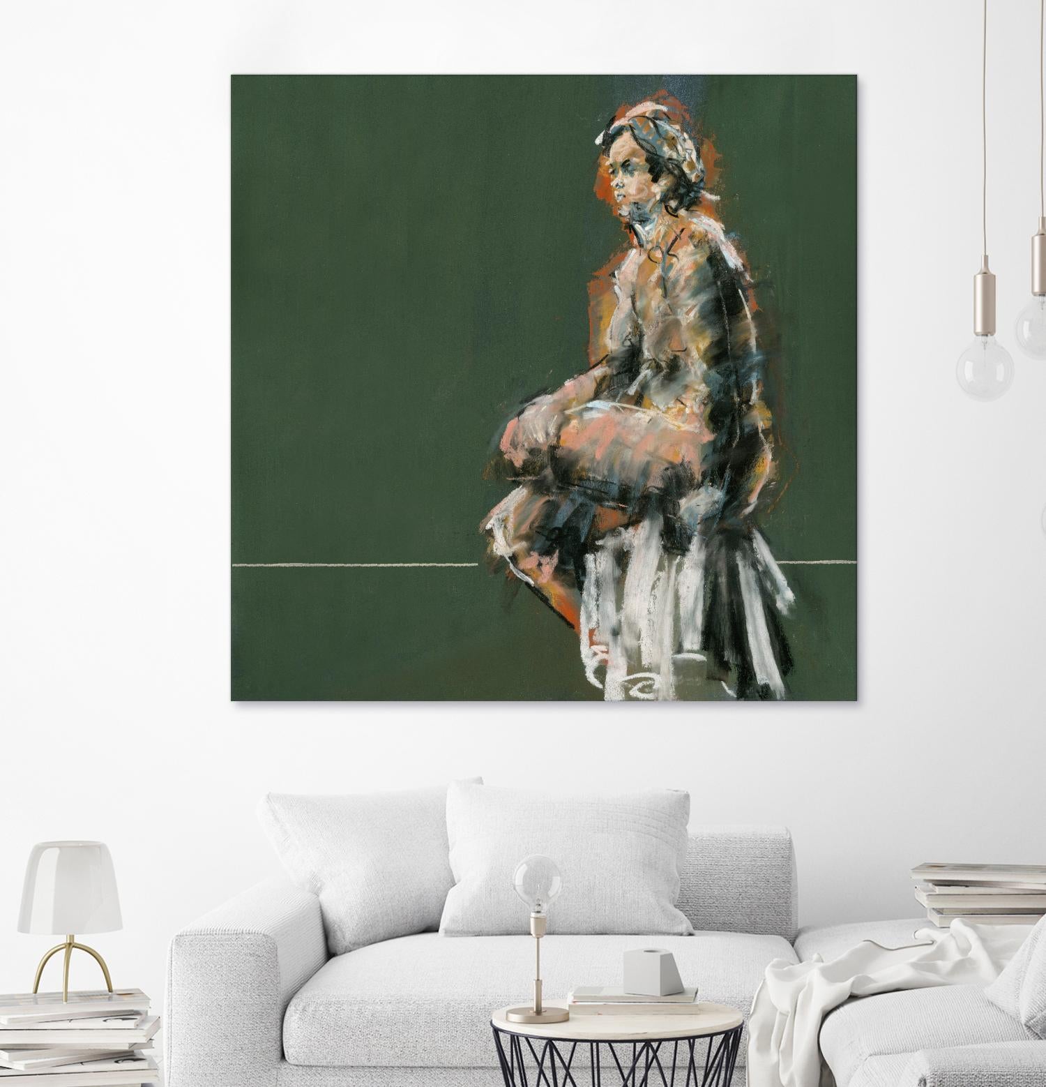 Lerma by Jacques Clement on GIANT ART - green figurative artistes du québec