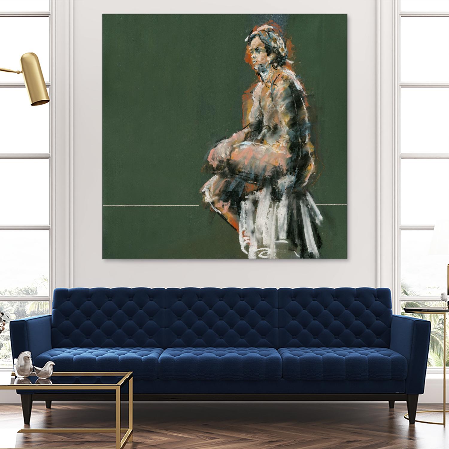 Lerma by Jacques Clement on GIANT ART - green figurative artistes du québec