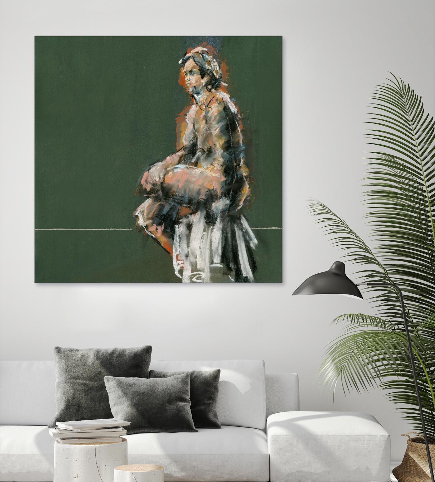 Lerma by Jacques Clement on GIANT ART - green figurative artistes du québec