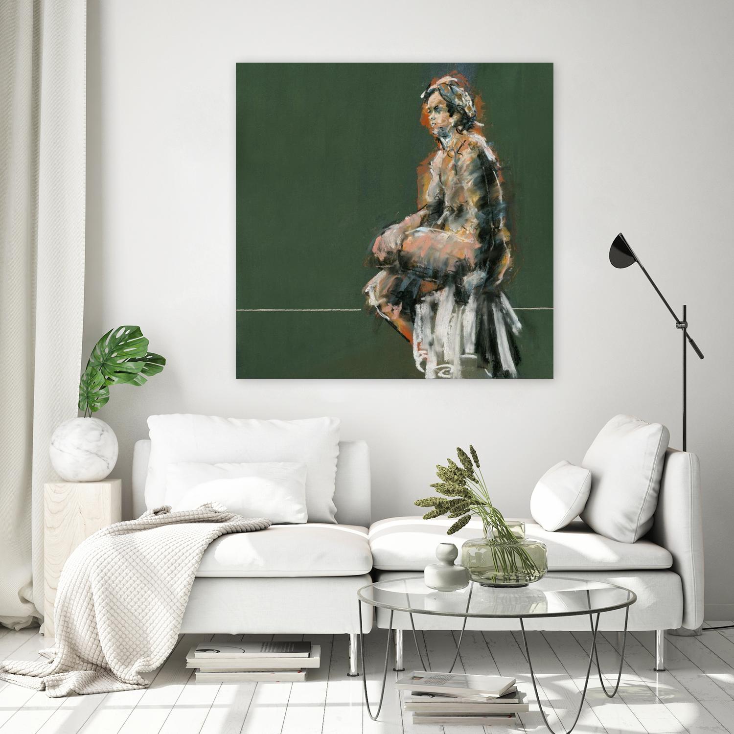 Lerma by Jacques Clement on GIANT ART - green figurative artistes du québec