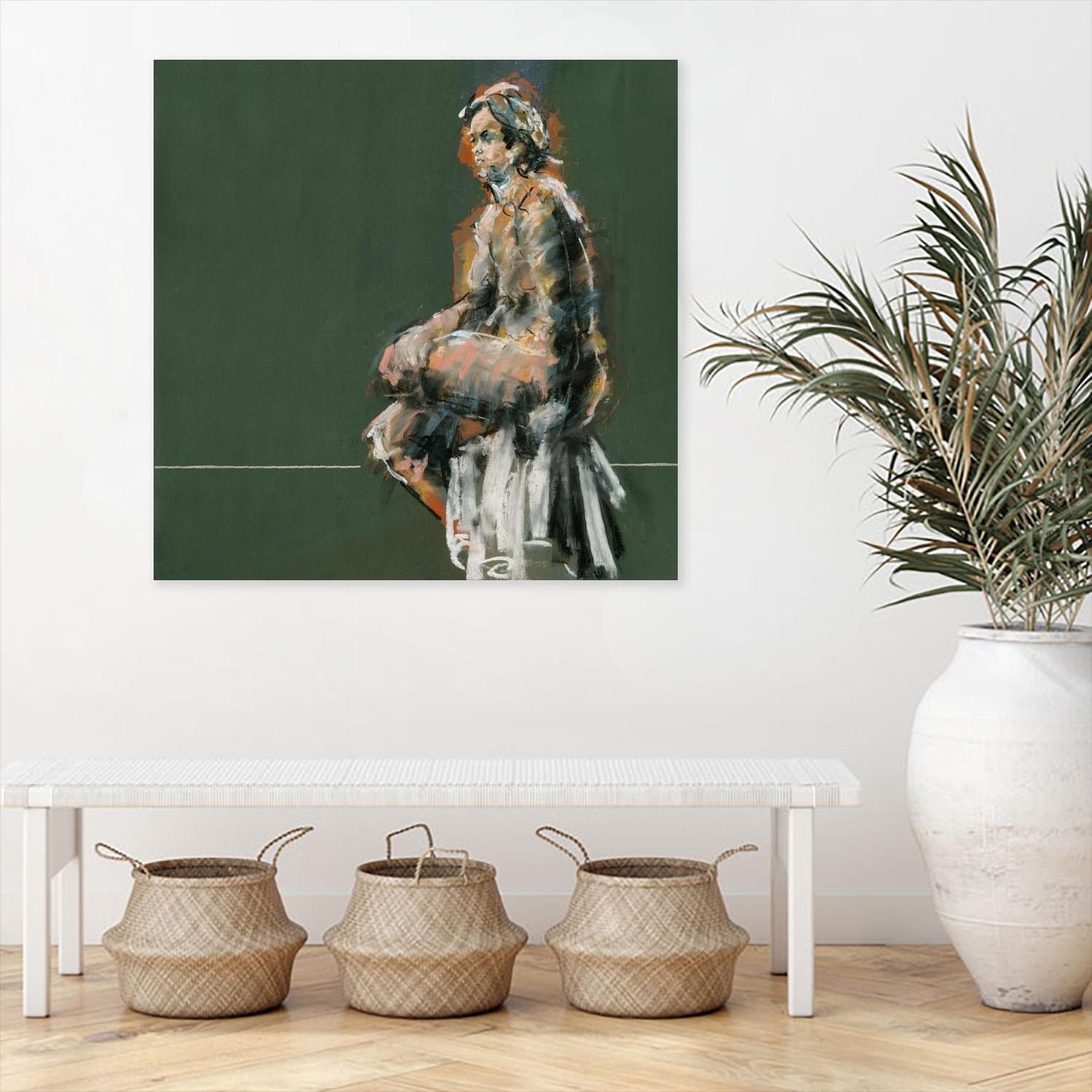 Lerma by Jacques Clement on GIANT ART - green figurative artistes du québec