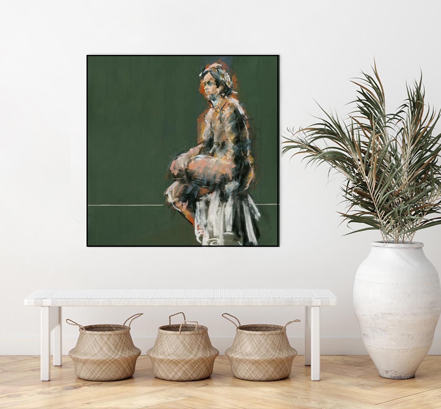 Lerma by Jacques Clement on GIANT ART - green figurative artistes du québec