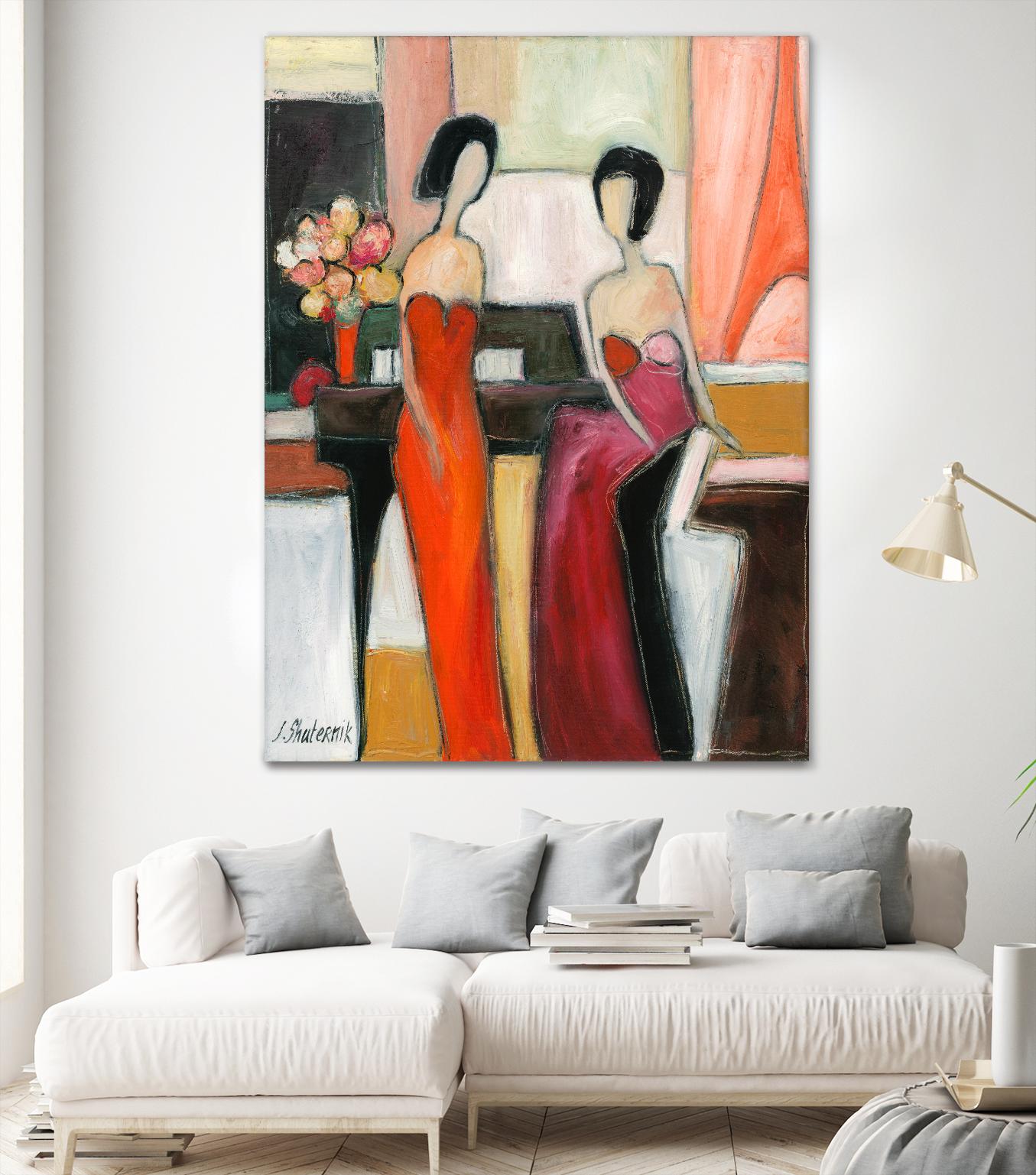 Musician and artist by Julia Shaternik on GIANT ART - red piano