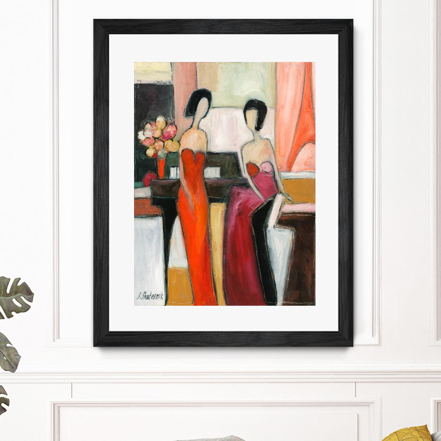 Musician and artist by Julia Shaternik on GIANT ART - red piano