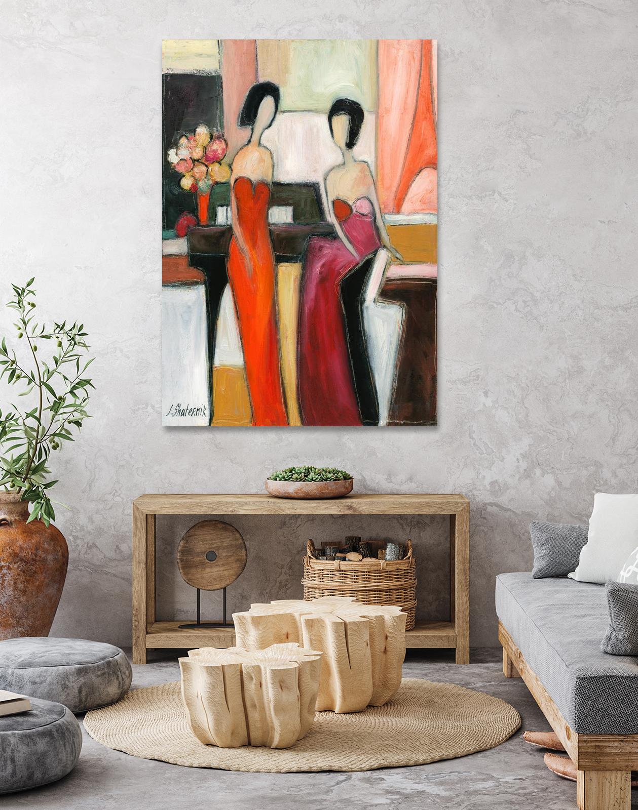 Musician and artist by Julia Shaternik on GIANT ART - red piano