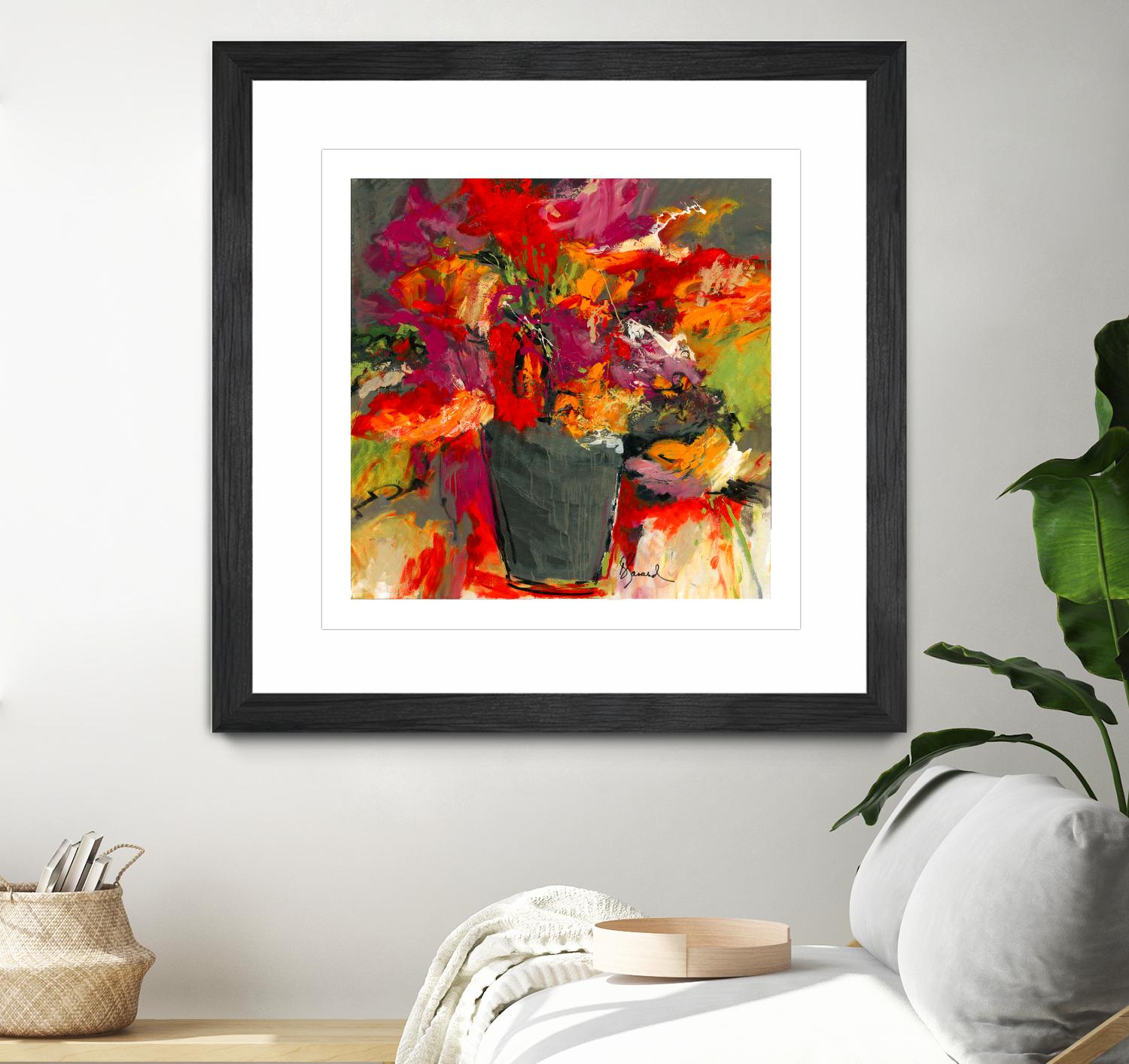 Colors of Wind by Doris Savard on GIANT ART - orange flowers canadian painters