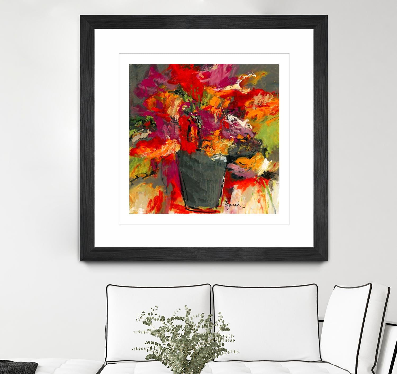 Colors of Wind by Doris Savard on GIANT ART - orange flowers canadian painters