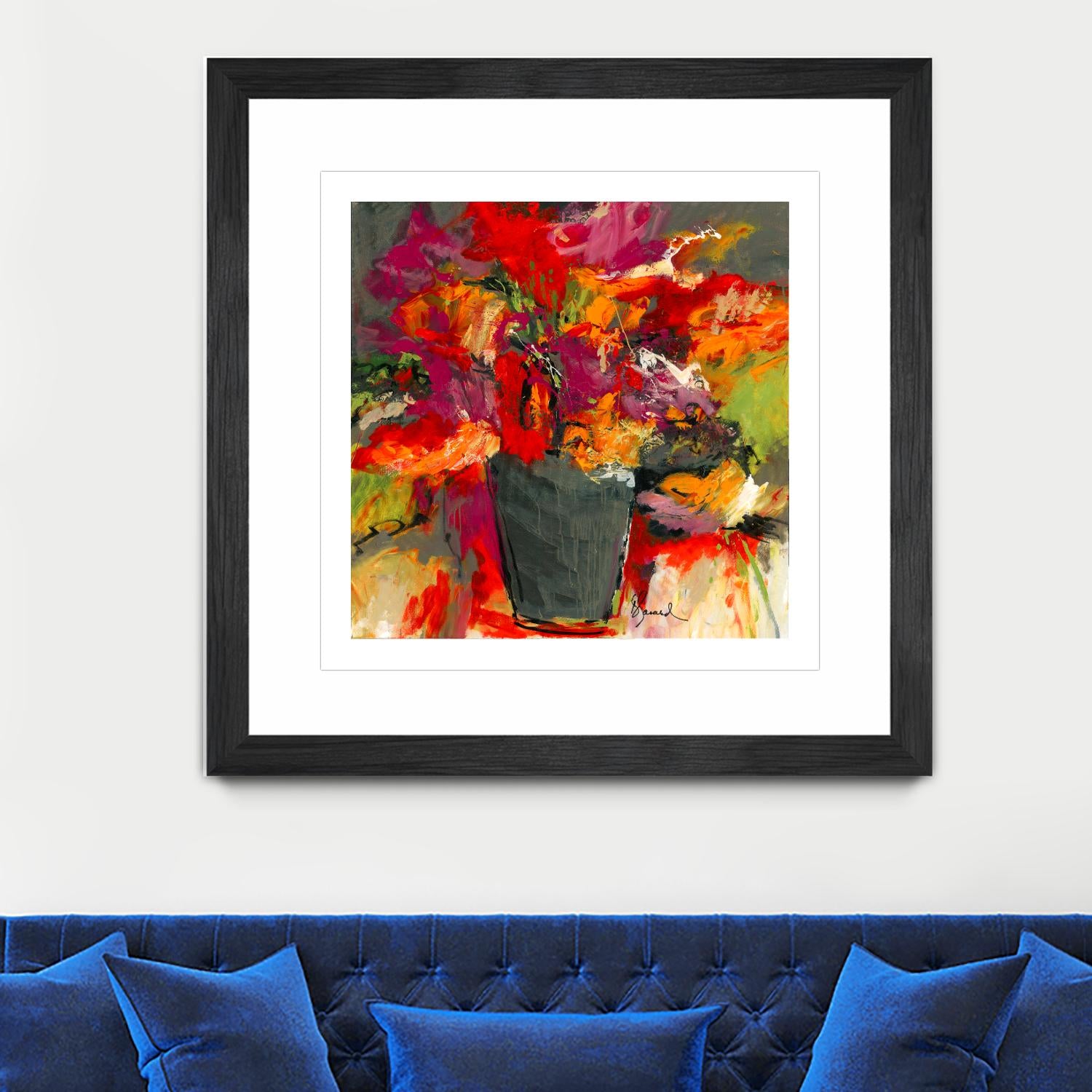 Colors of Wind by Doris Savard on GIANT ART - orange flowers canadian painters