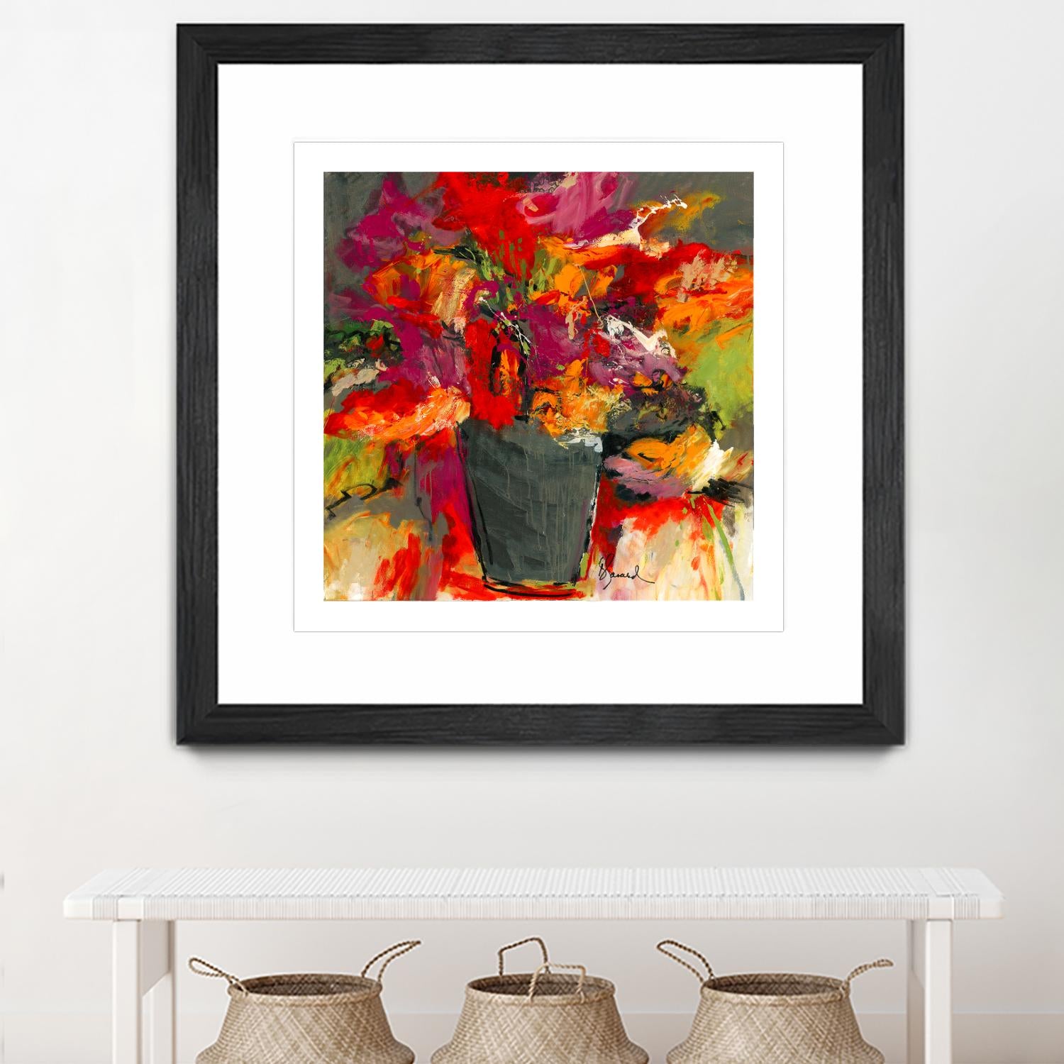 Colors of Wind by Doris Savard on GIANT ART - orange flowers canadian painters