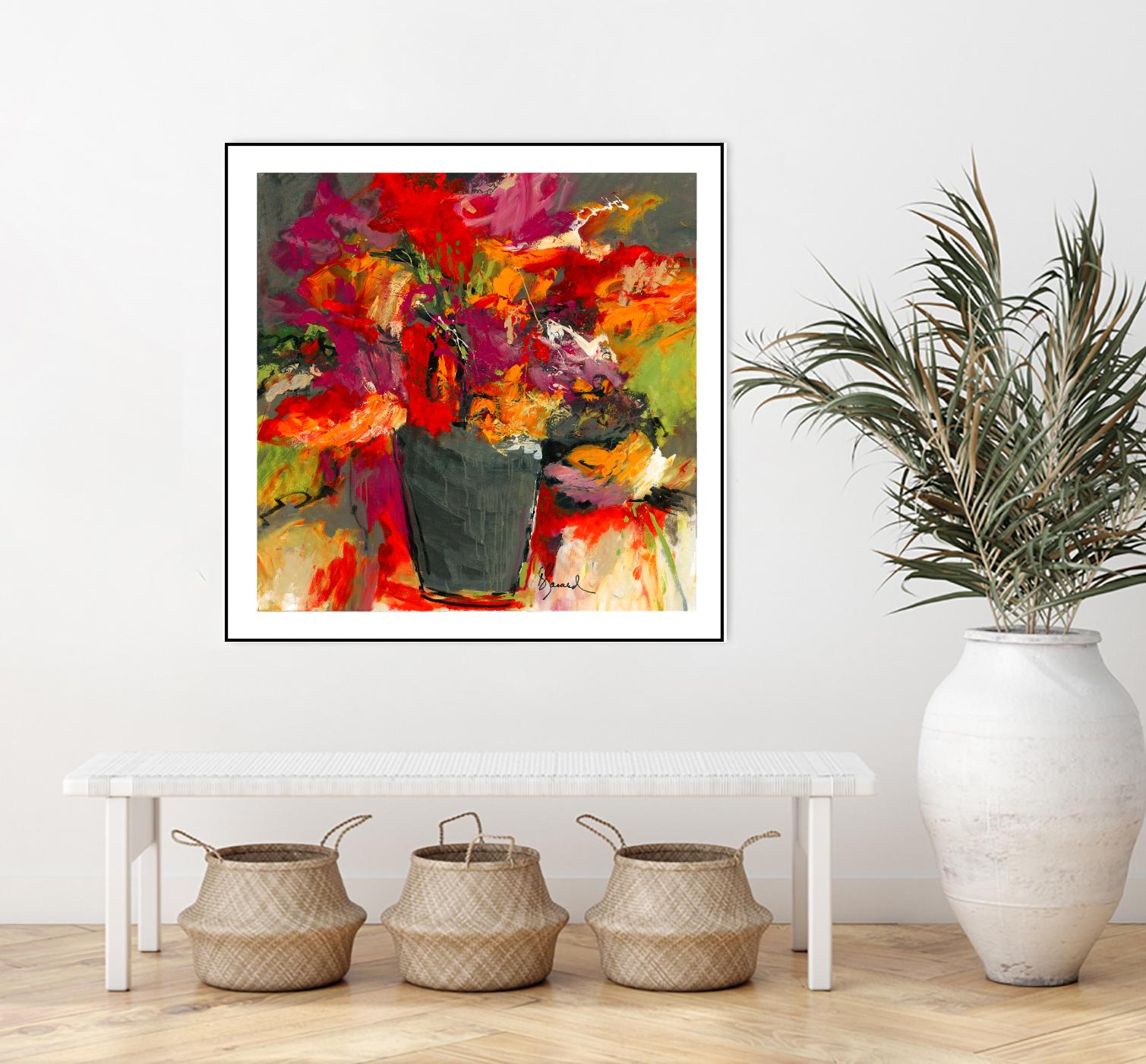 Colors of Wind by Doris Savard on GIANT ART - orange flowers canadian painters
