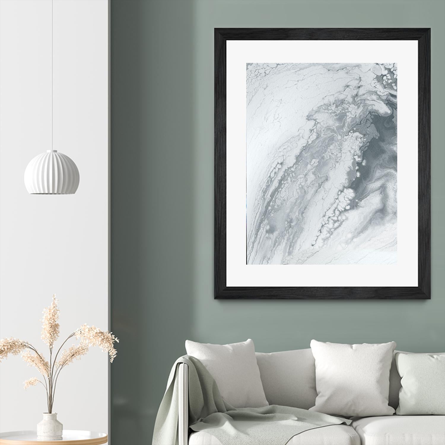 Light Of The Cave by Alyson Mccrink on GIANT ART - white abstract monochrome
