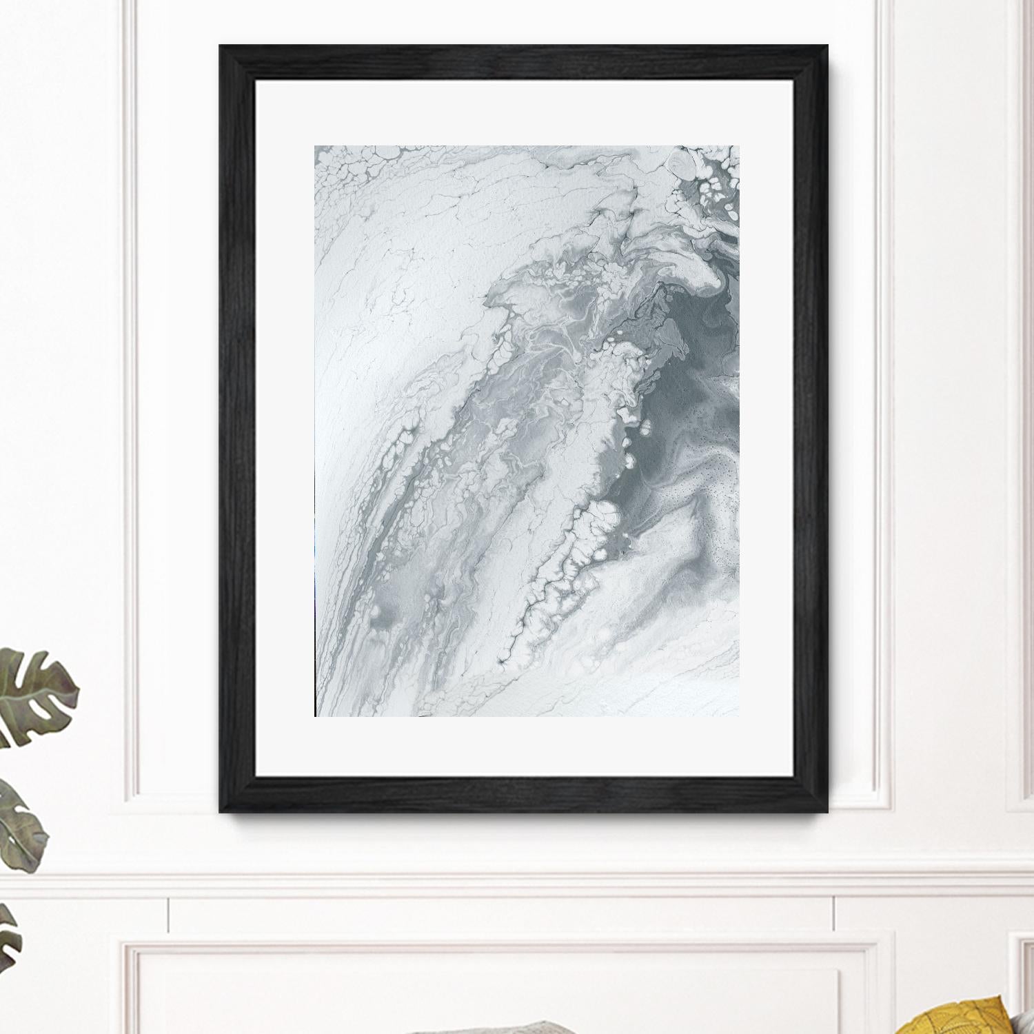 Light Of The Cave by Alyson Mccrink on GIANT ART - white abstract monochrome