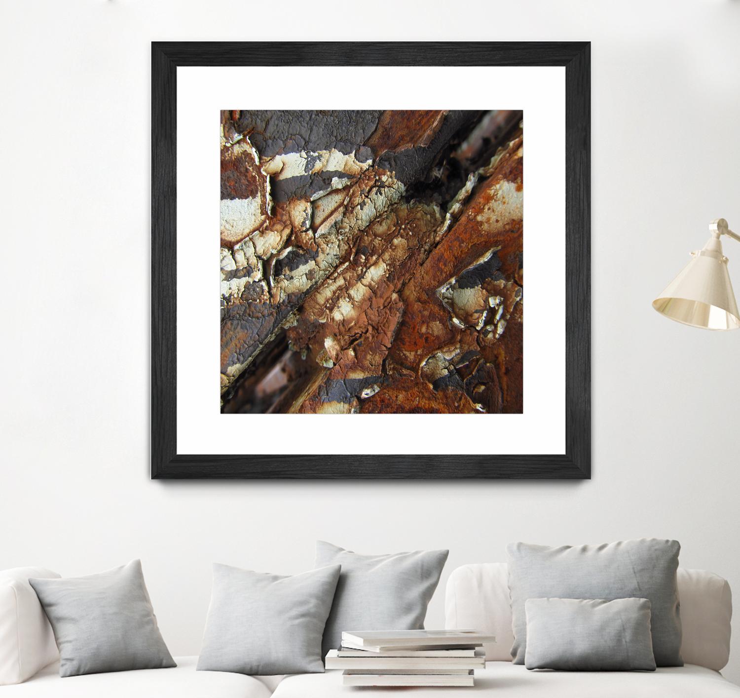 Rusty Panel by Jean-François Dupuis on GIANT ART - orange abstract rust