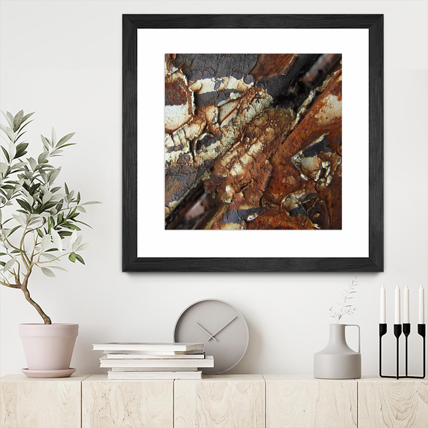 Rusty Panel by Jean-François Dupuis on GIANT ART - orange abstract rust