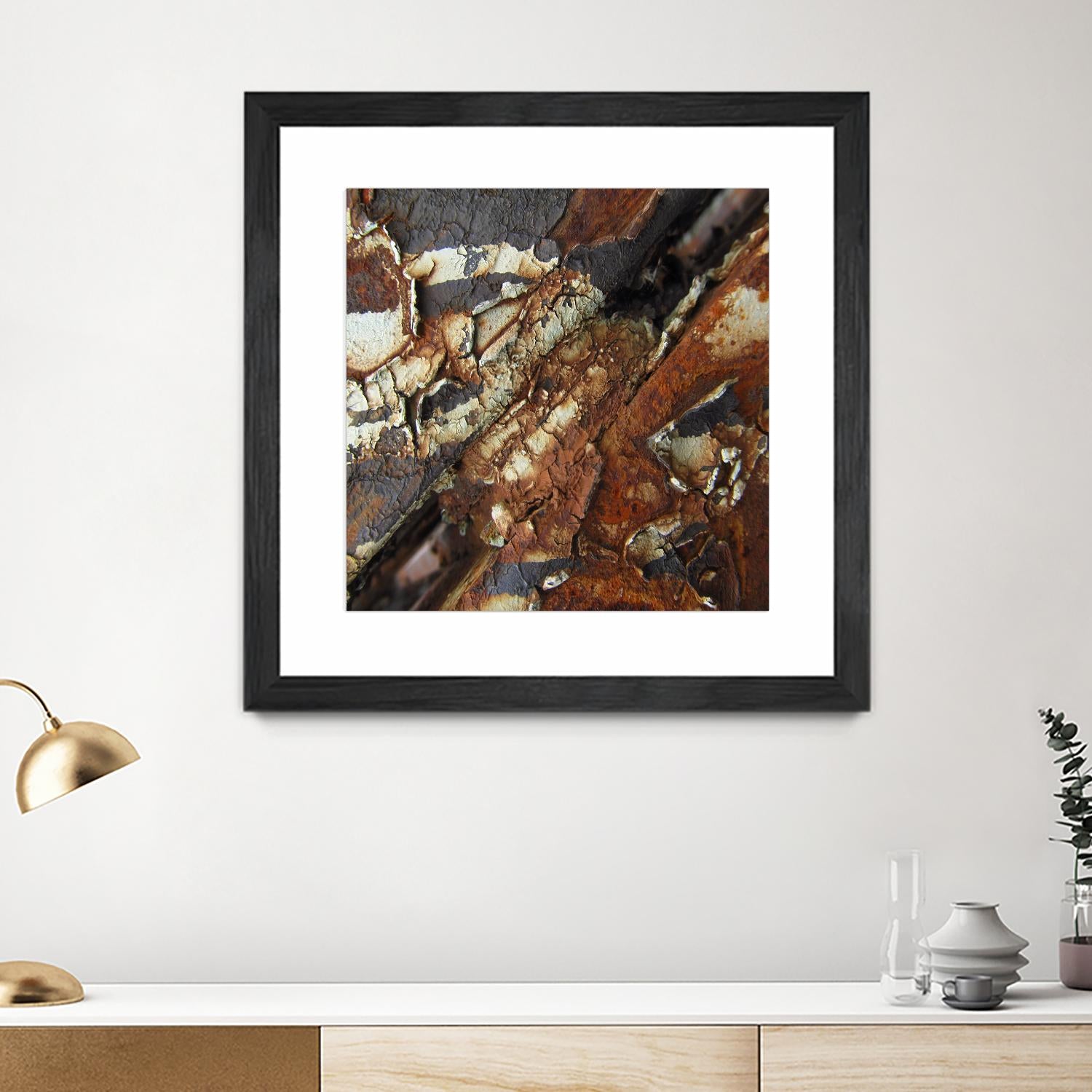 Rusty Panel by Jean-François Dupuis on GIANT ART - orange abstract rust