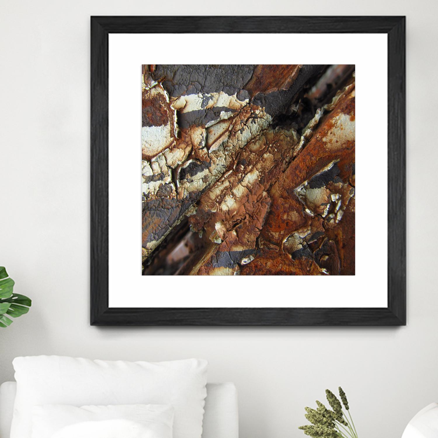 Rusty Panel by Jean-François Dupuis on GIANT ART - orange abstract rust