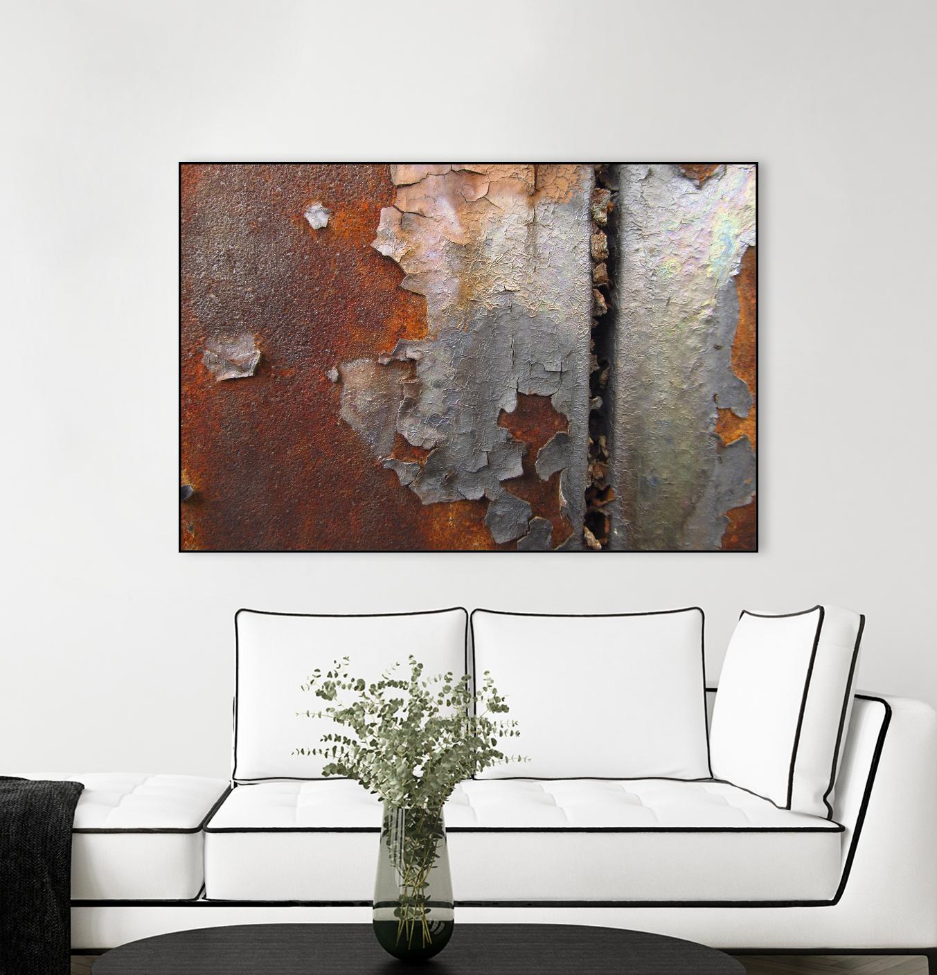 Rusty Panel by Jean-François Dupuis on GIANT ART - orange abstract artiste québécois