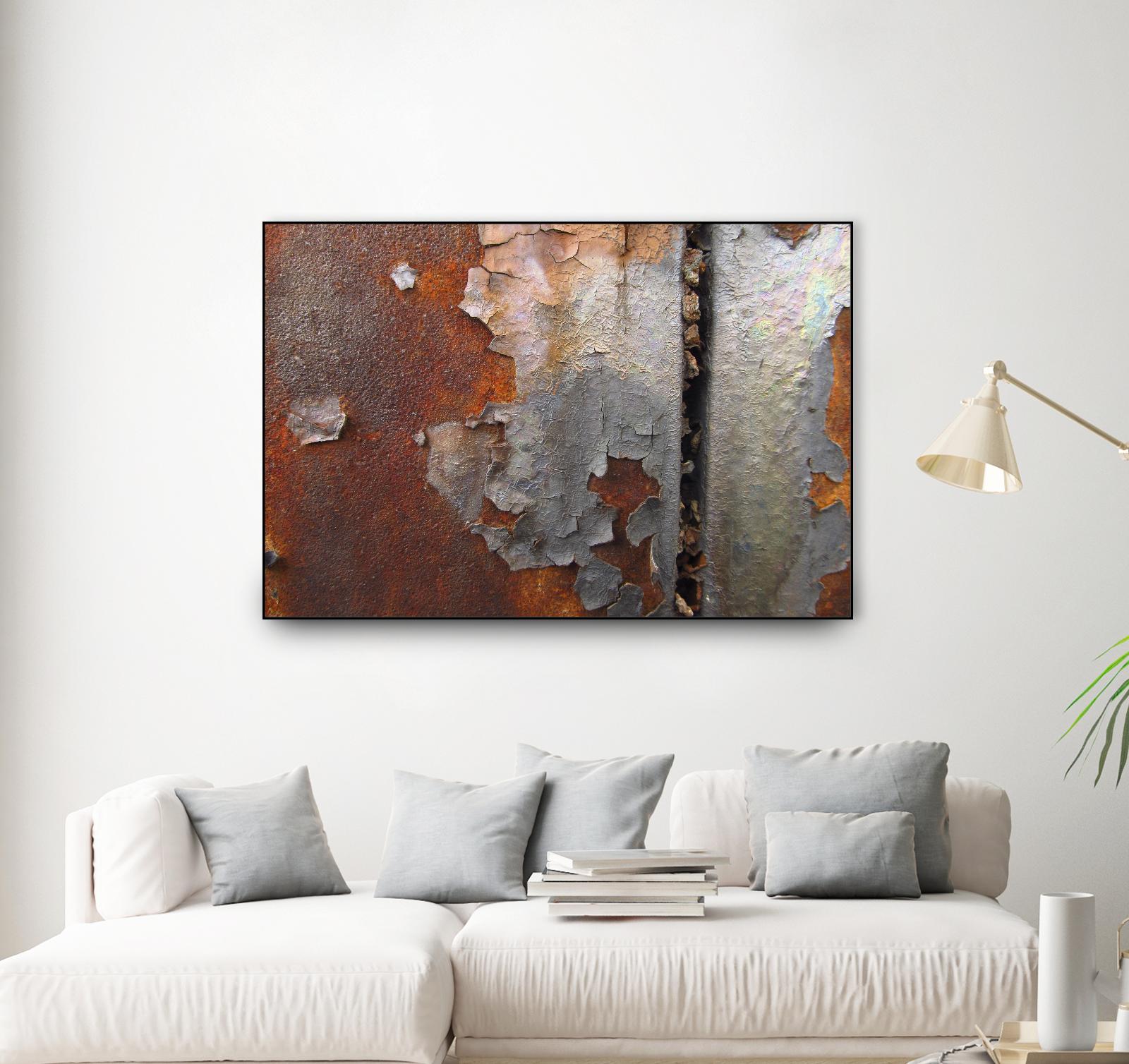 Rusty Panel by Jean-François Dupuis on GIANT ART - orange abstract artiste québécois