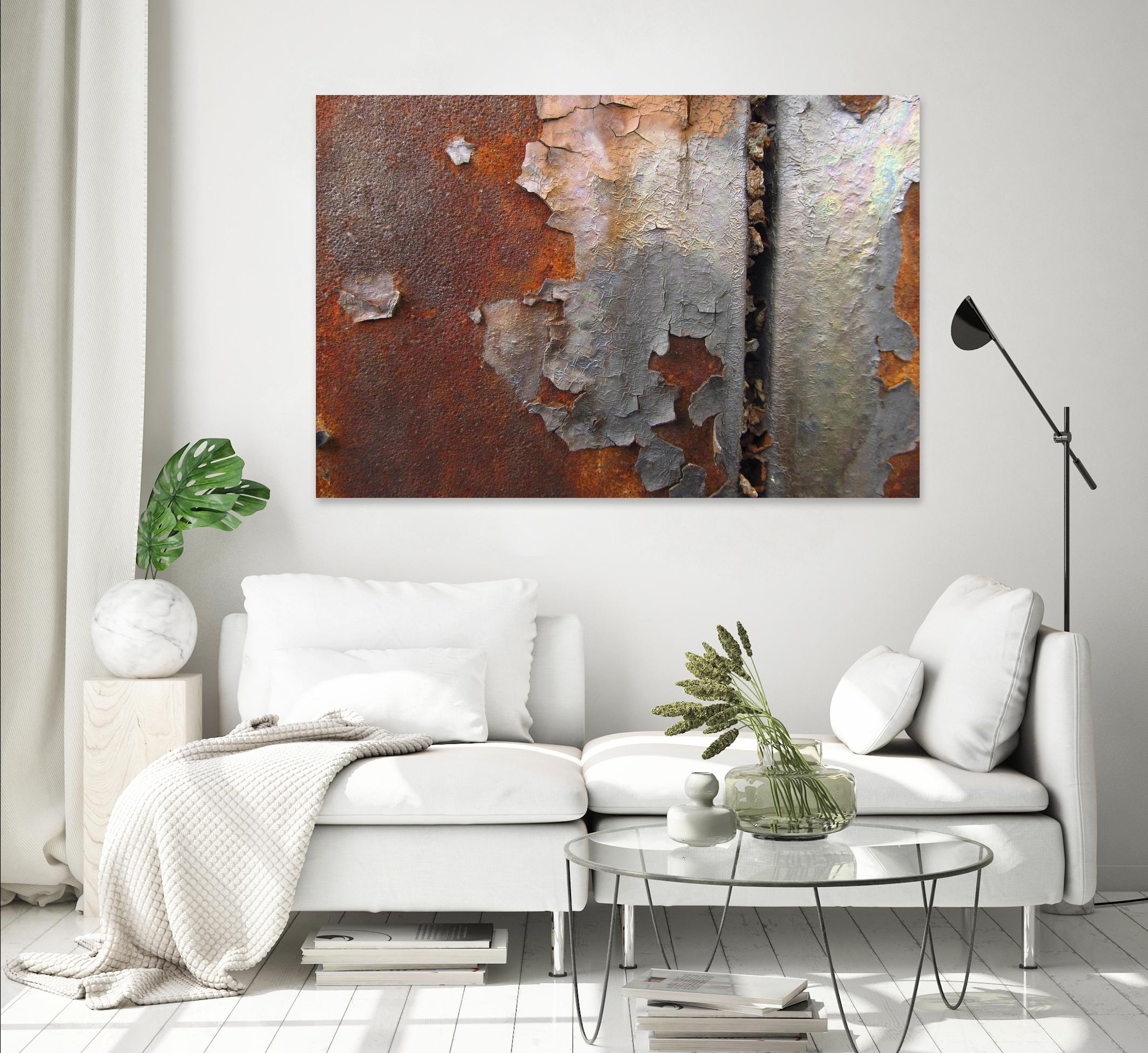 Rusty Panel Rouille III by Jean-François Dupuis on GIANT ART - orange abstract artiste québécois