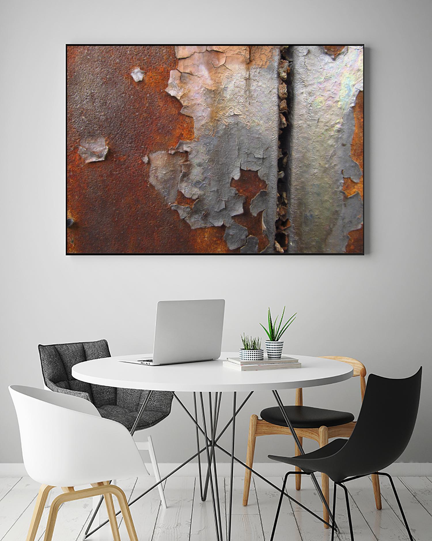 Rusty Panel by Jean-François Dupuis on GIANT ART - orange abstract artiste québécois