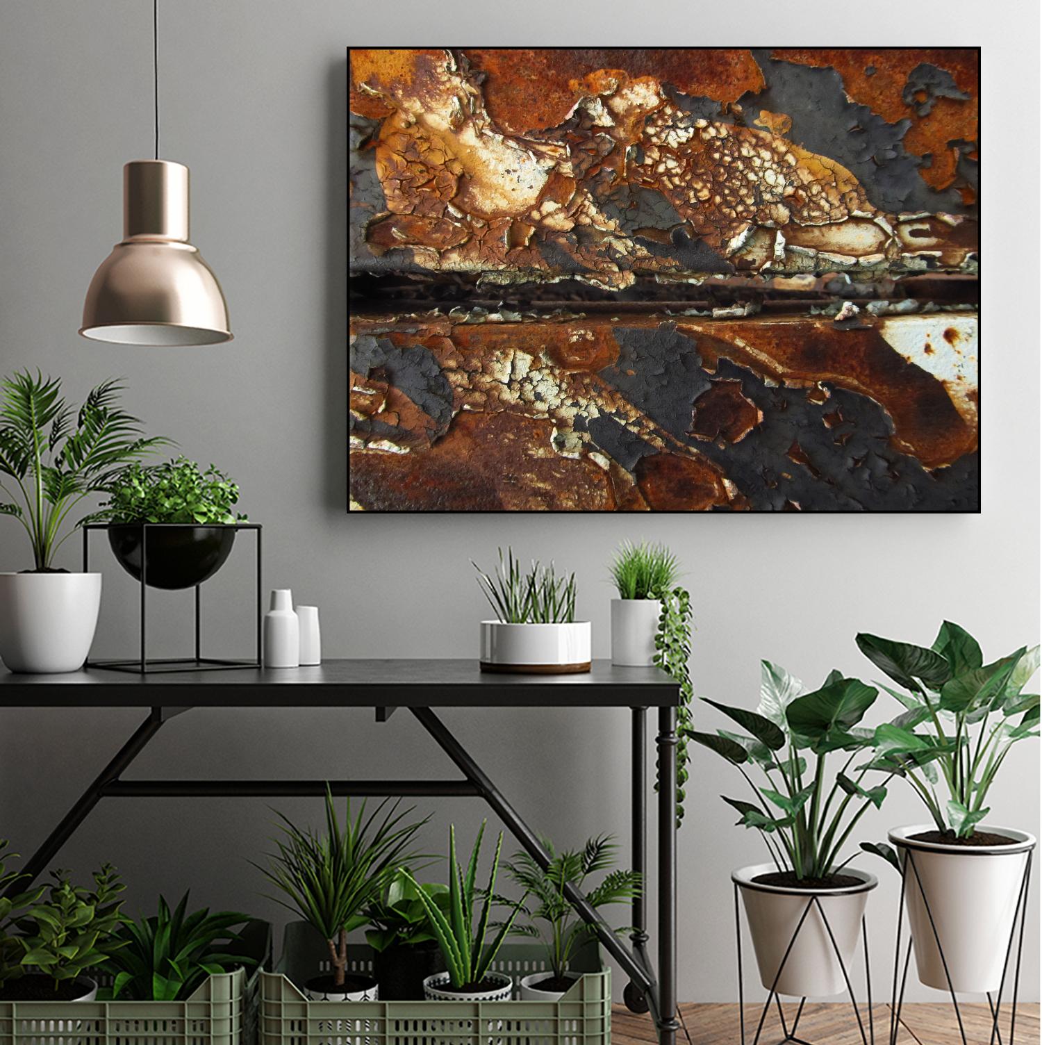 Rusty Panel by Jean-François Dupuis on GIANT ART - orange abstract rust