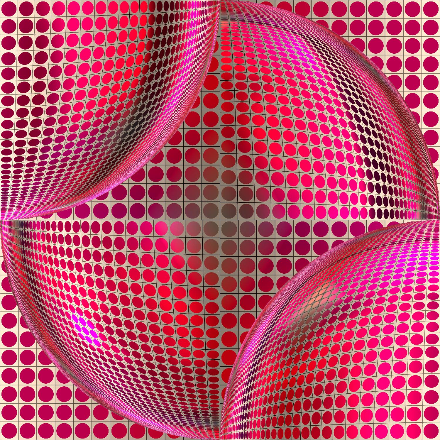 Motown I by Jefd on GIANT ART - pink digital round