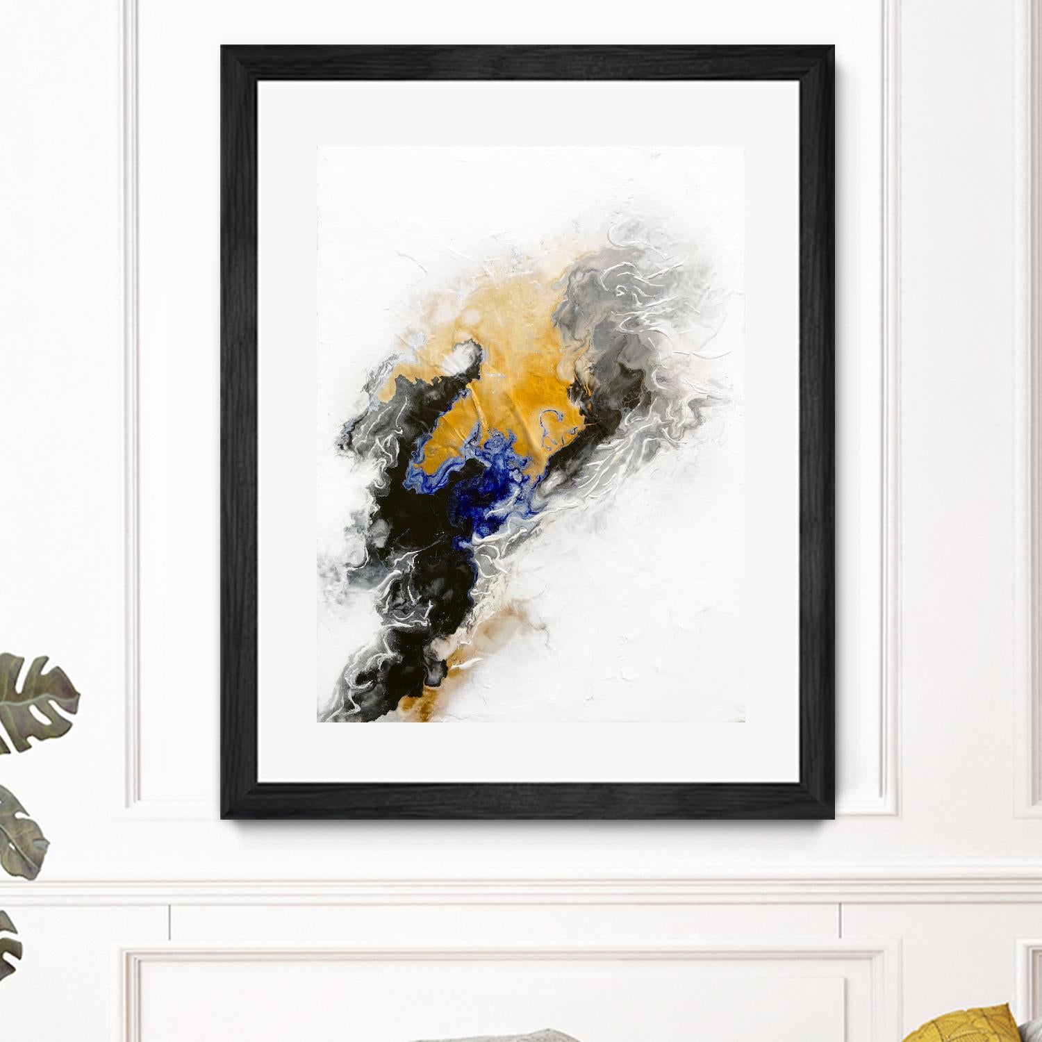 Riverbed by Alyson Mccrink on GIANT ART - blue abstract abstract