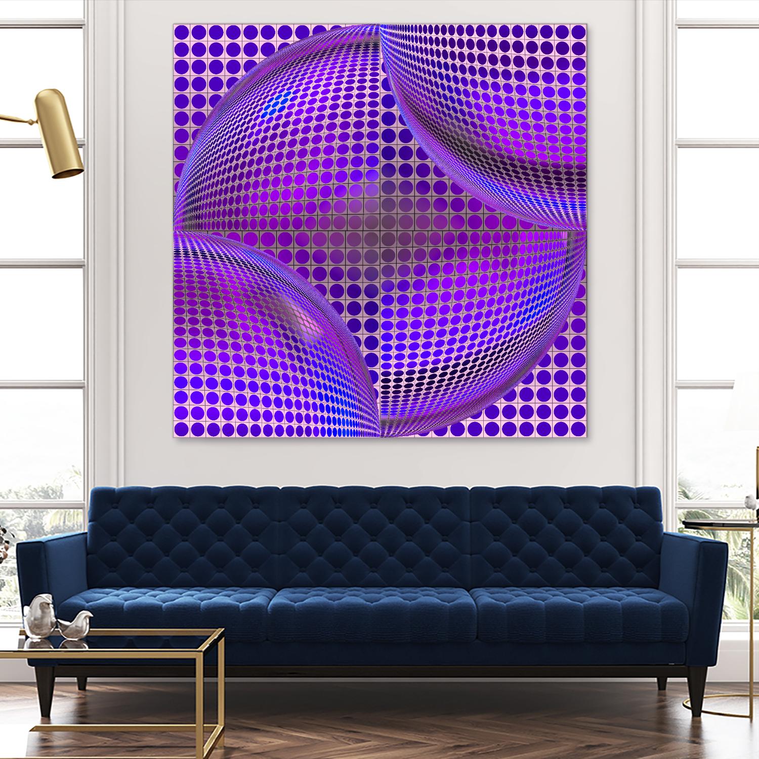 Motown II by Jefd on GIANT ART - blue digital 1960