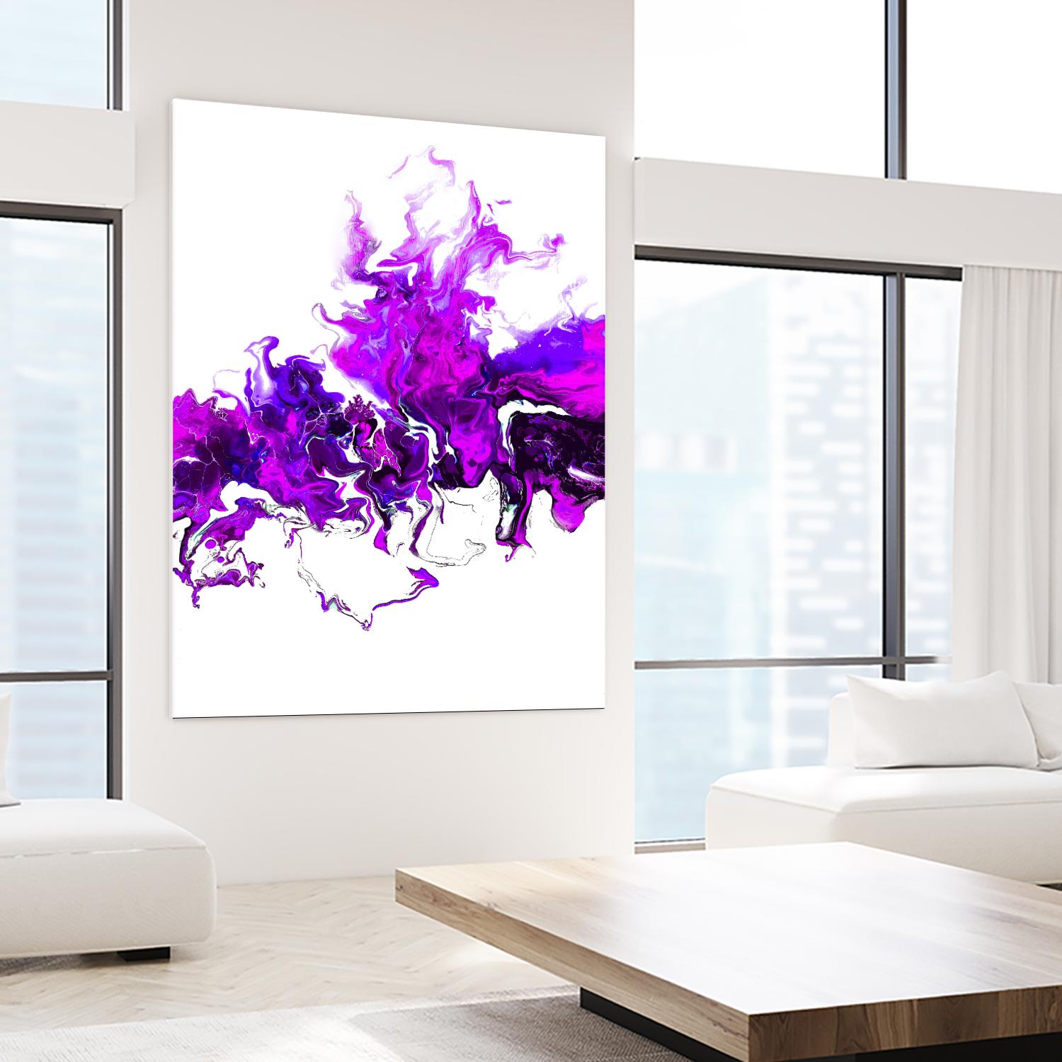 Rainbow Smoke -2 by Alyson Mccrink on GIANT ART - abstract