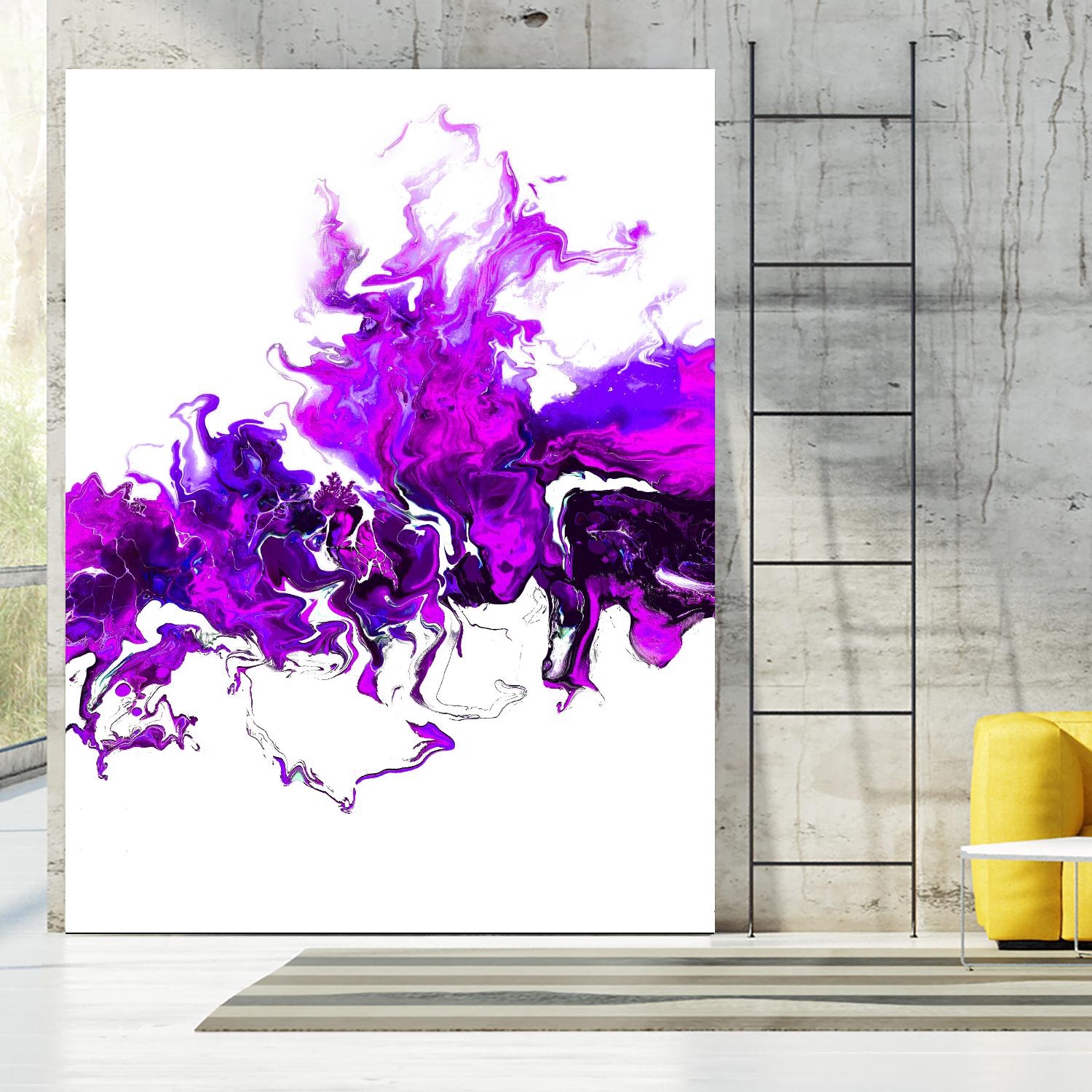 Rainbow Smoke -2 by Alyson Mccrink on GIANT ART - abstract