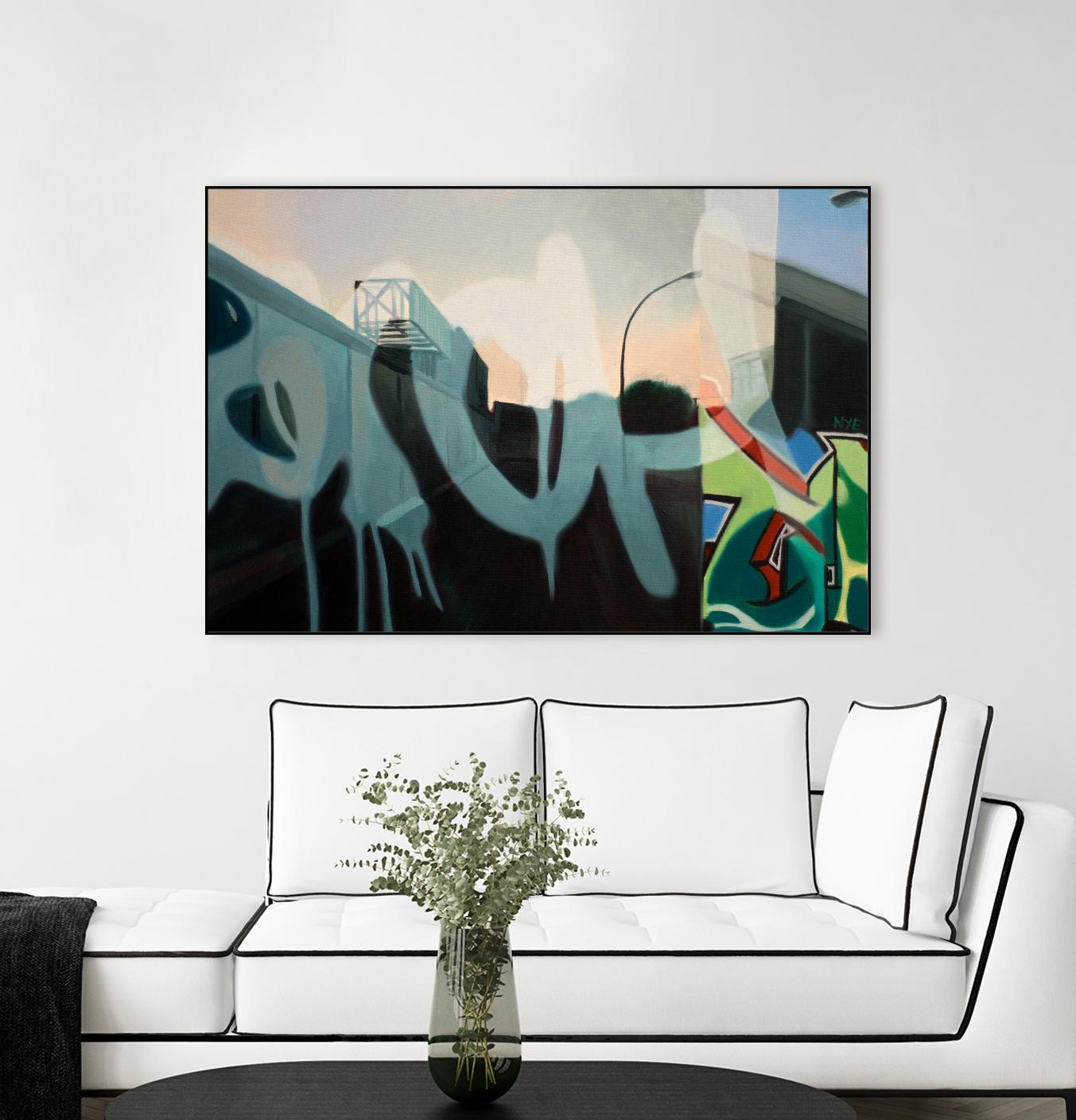 Insurgent Reminder by James Nye on GIANT ART - blue street art graffiti