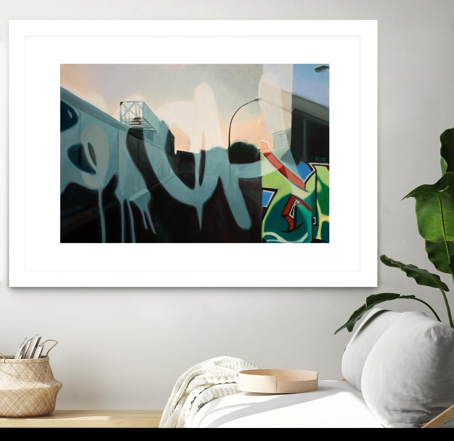 Insurgent Reminder by James Nye on GIANT ART - blue street art graffiti