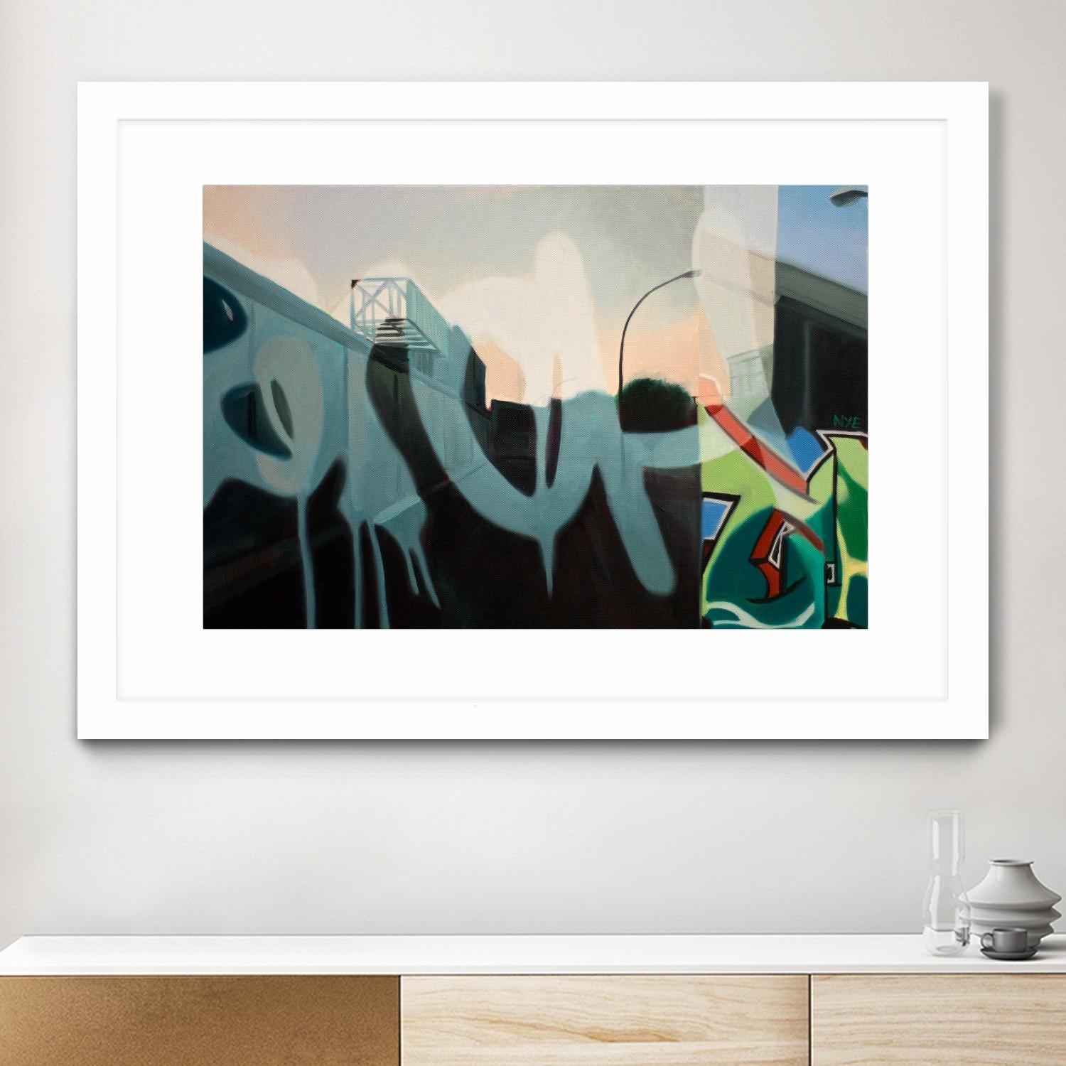 Insurgent Reminder by James Nye on GIANT ART - blue street art graffiti