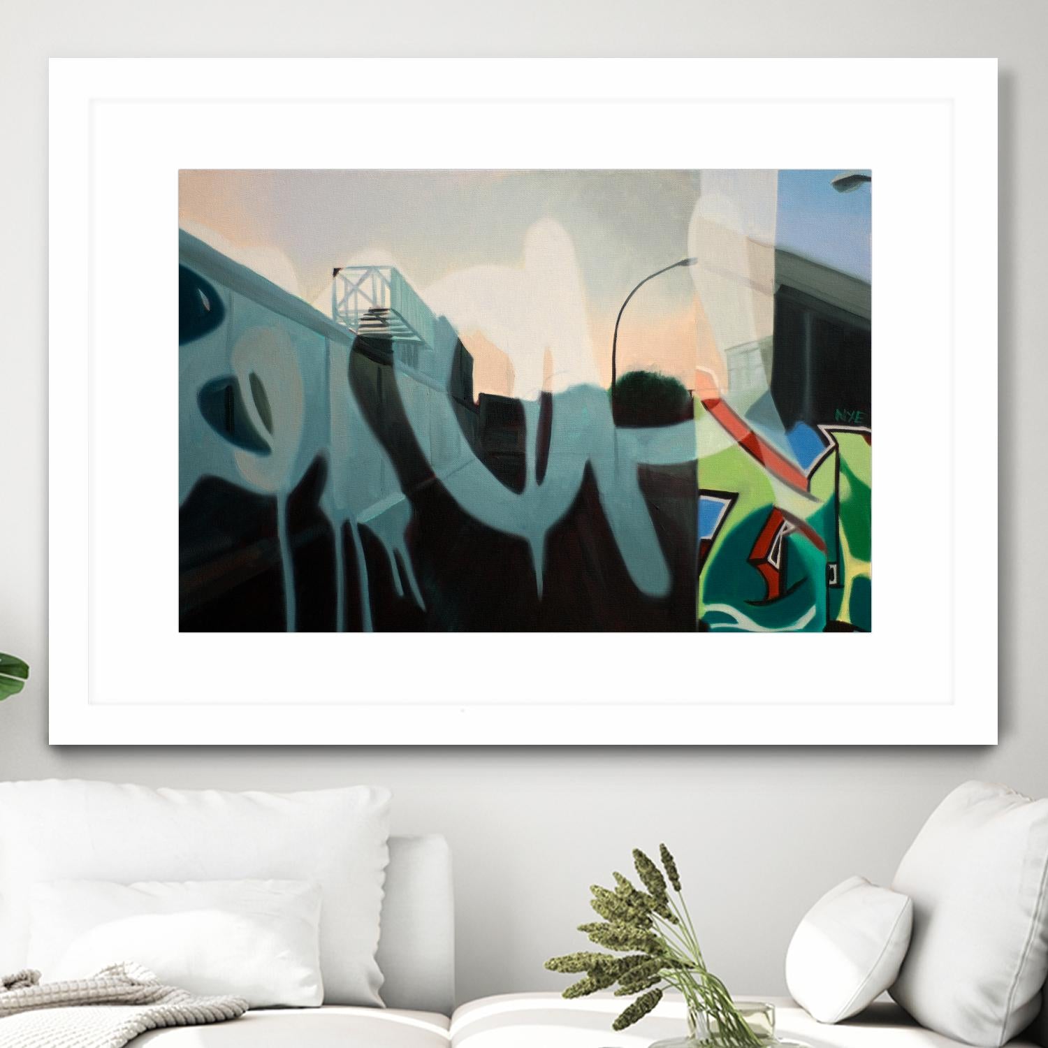 Insurgent Reminder by James Nye on GIANT ART - blue street art graffiti