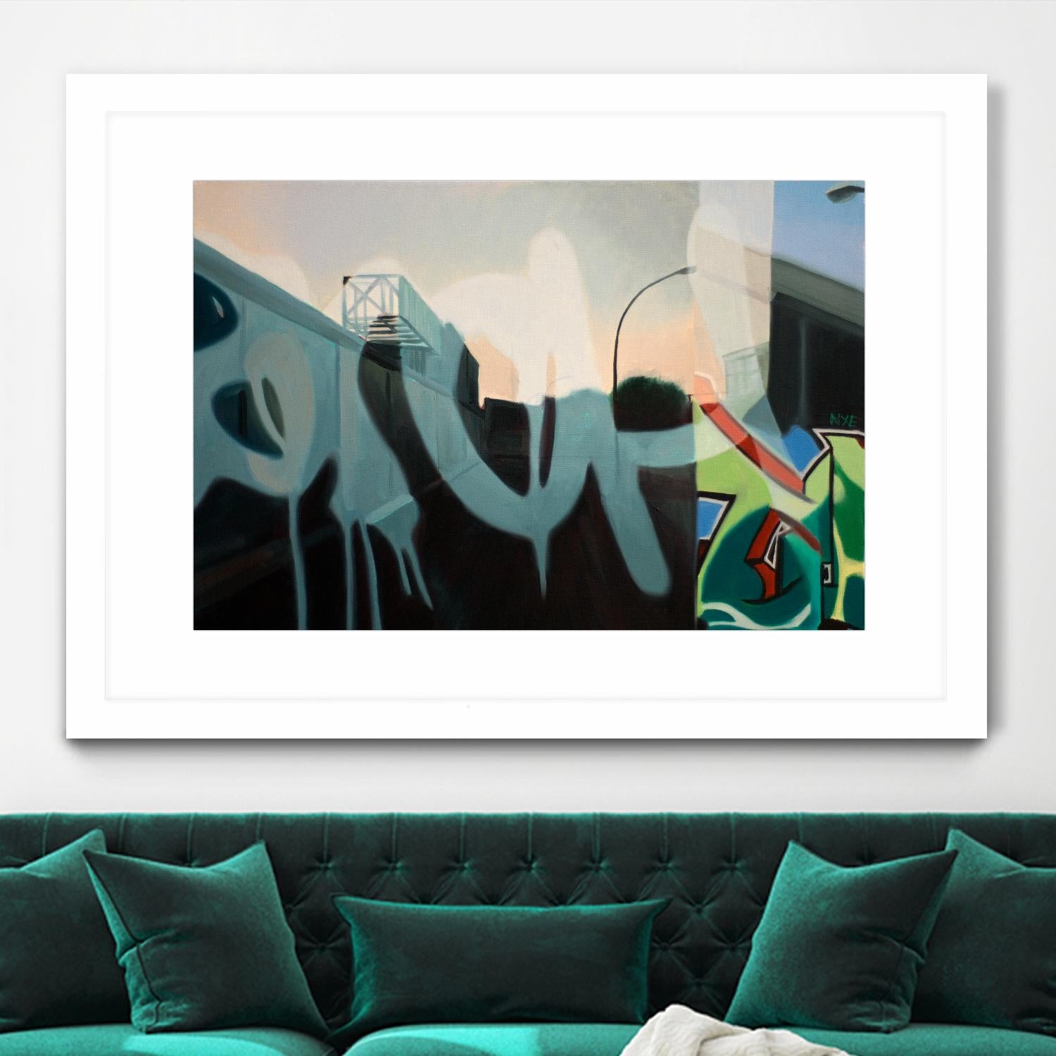 Insurgent Reminder by James Nye on GIANT ART - blue street art graffiti