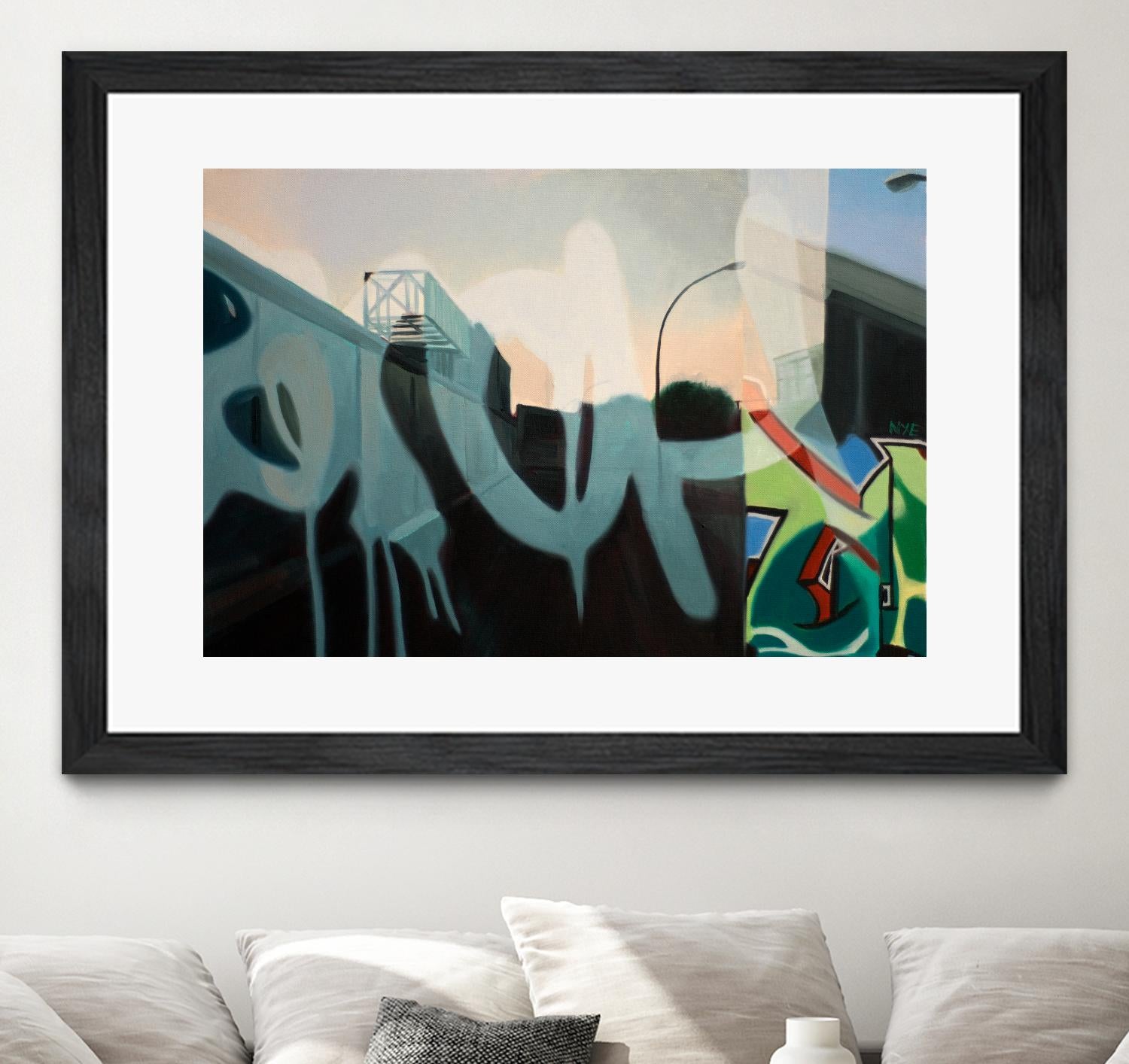 Insurgent Reminder by James Nye on GIANT ART - blue street art graffiti