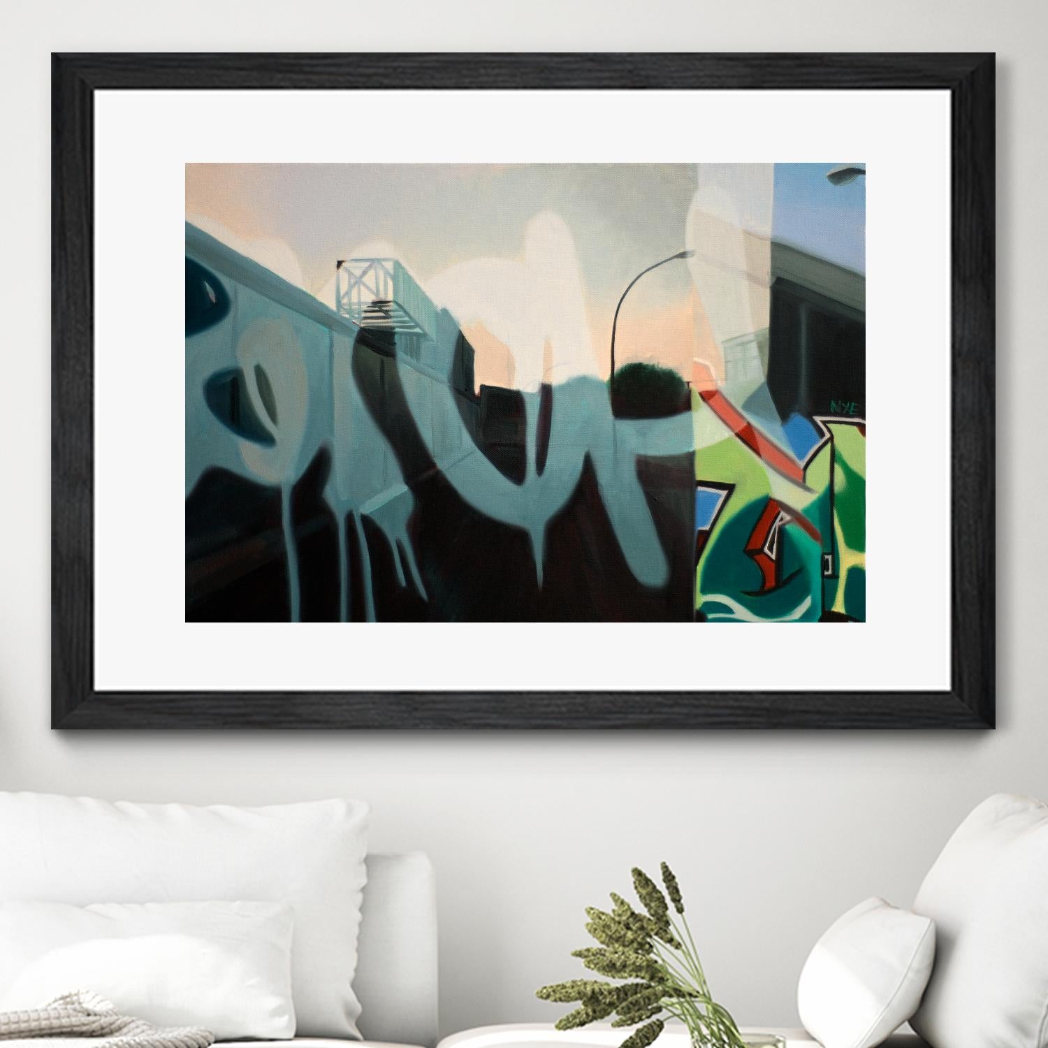 Insurgent Reminder by James Nye on GIANT ART - blue street art graffiti