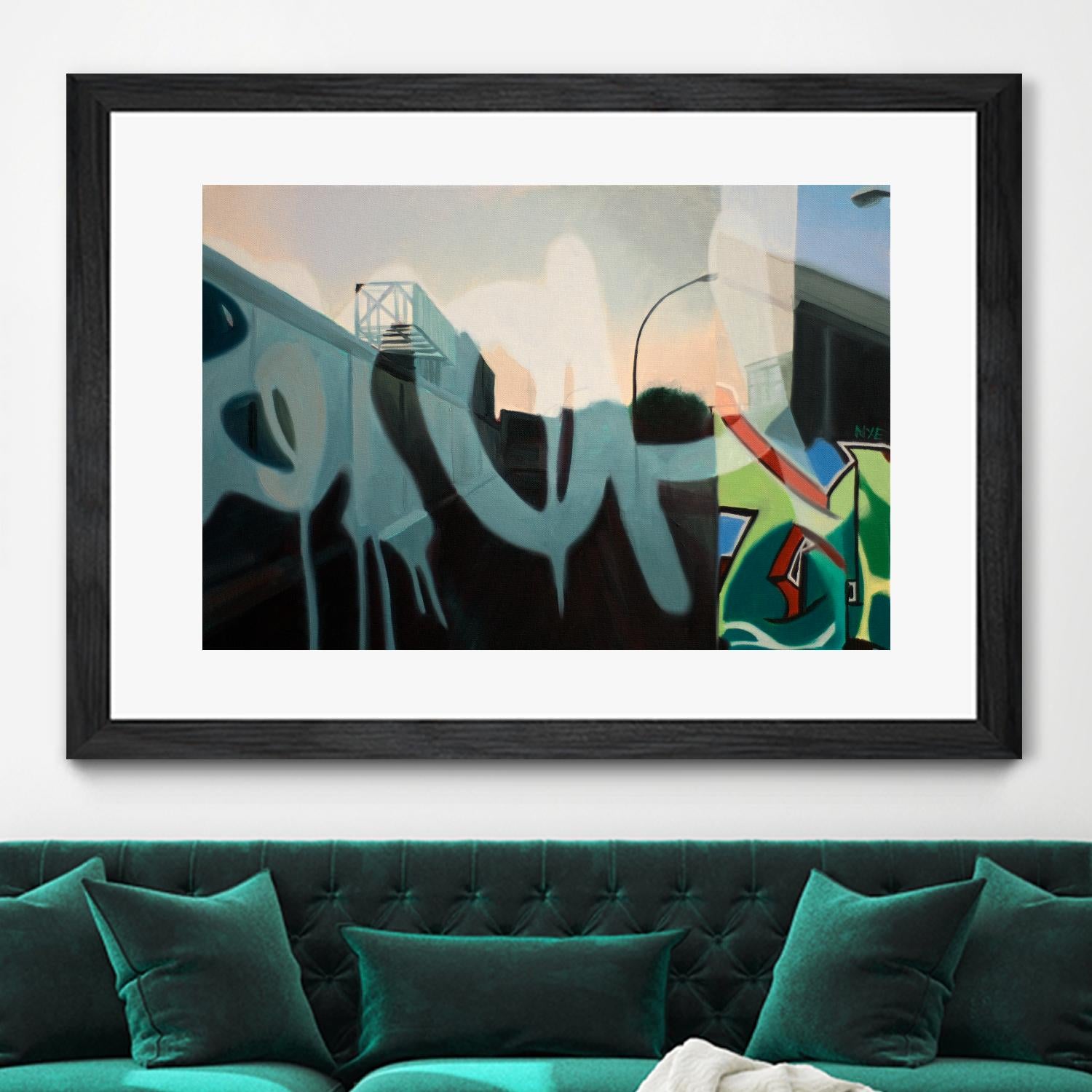 Insurgent Reminder by James Nye on GIANT ART - blue street art graffiti