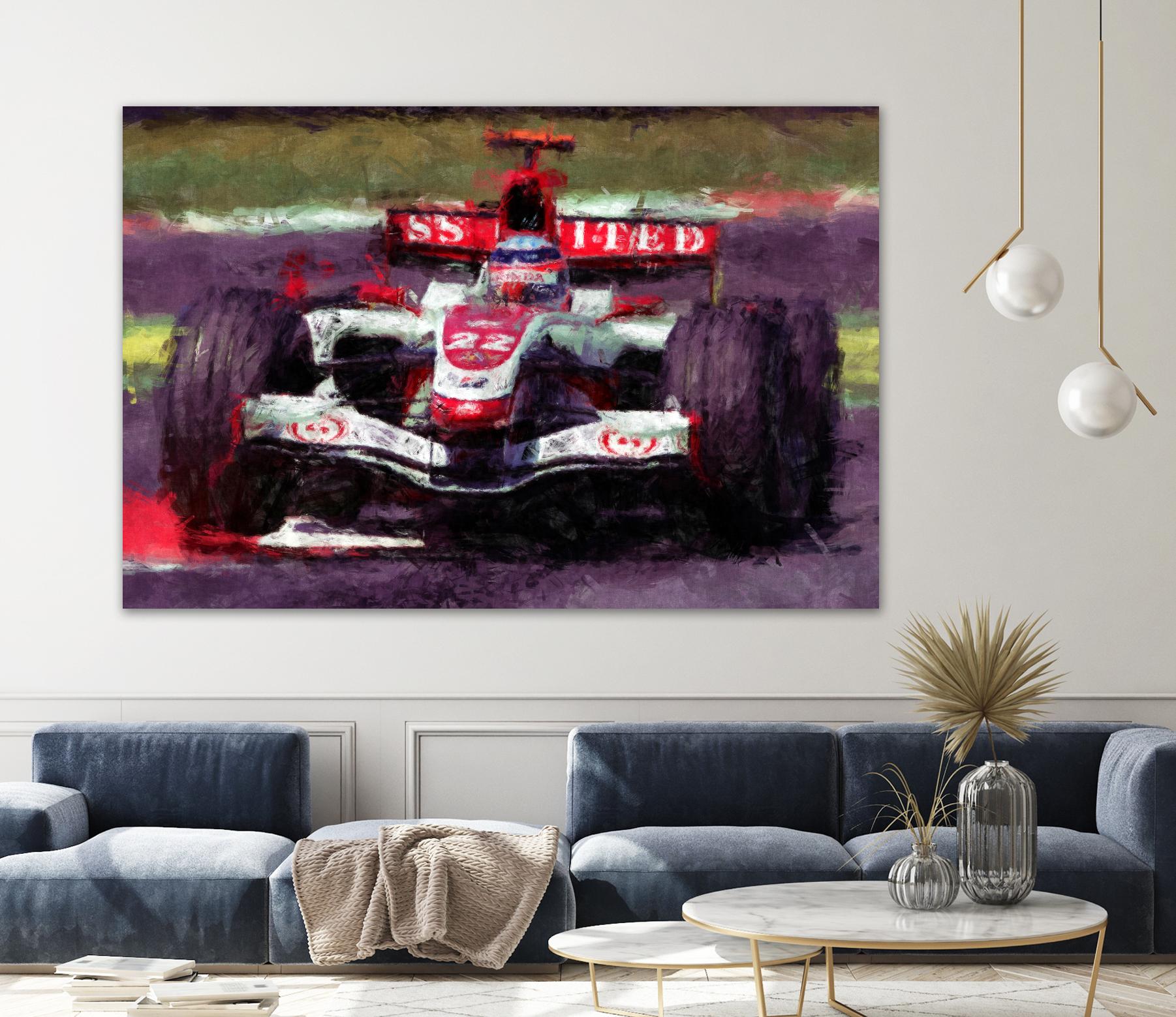 Formula 1 - I by Jean-François Dupuis on GIANT ART - red transportation automobile