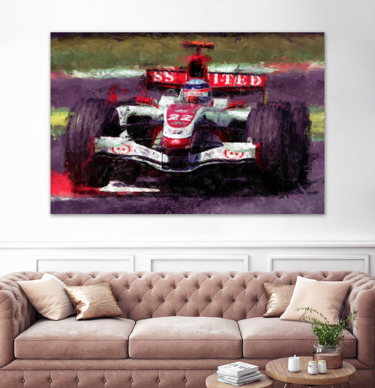 Formula 1 - I by Jean-François Dupuis on GIANT ART - red transportation automobile