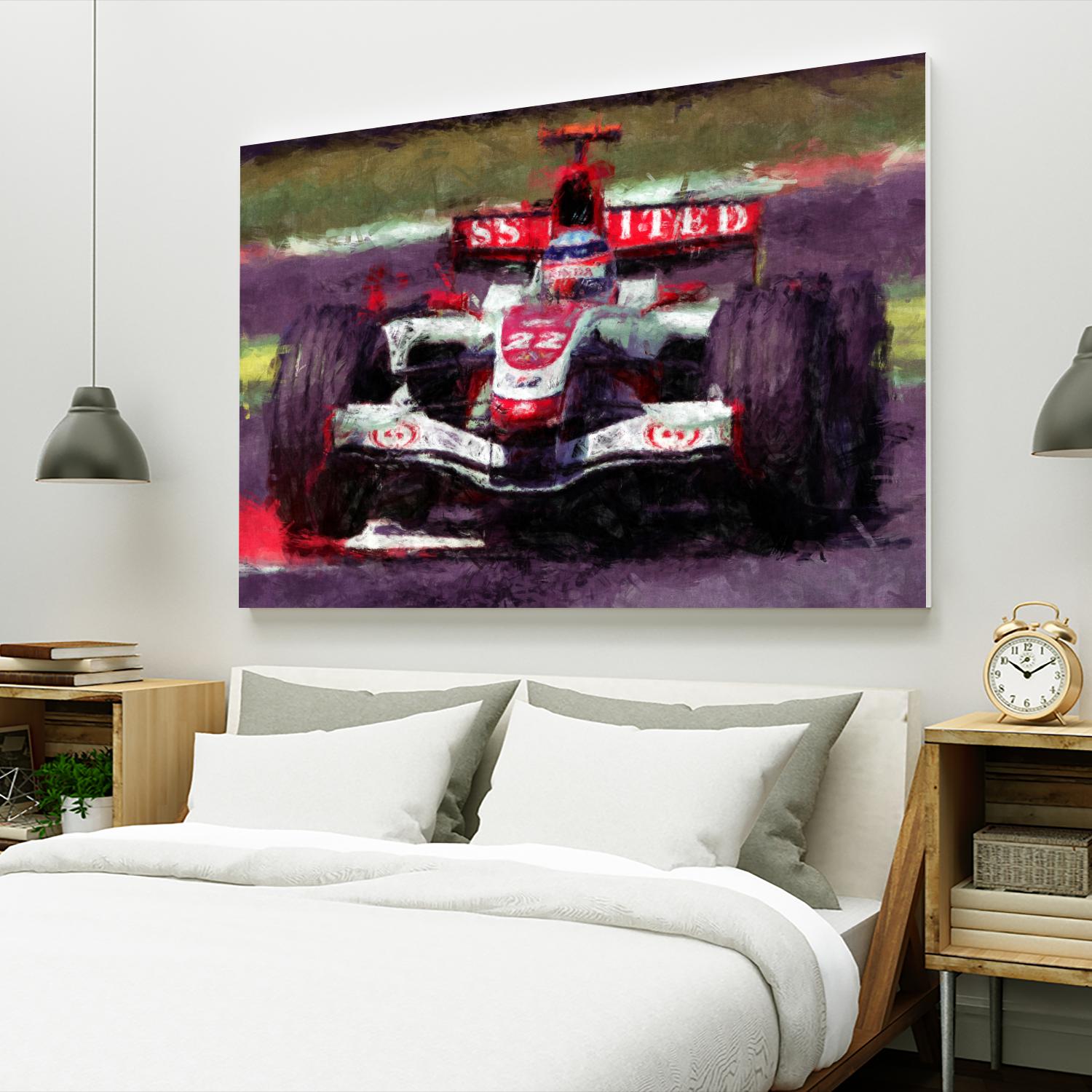 Formula 1 - I by Jean-François Dupuis on GIANT ART - red transportation automobile